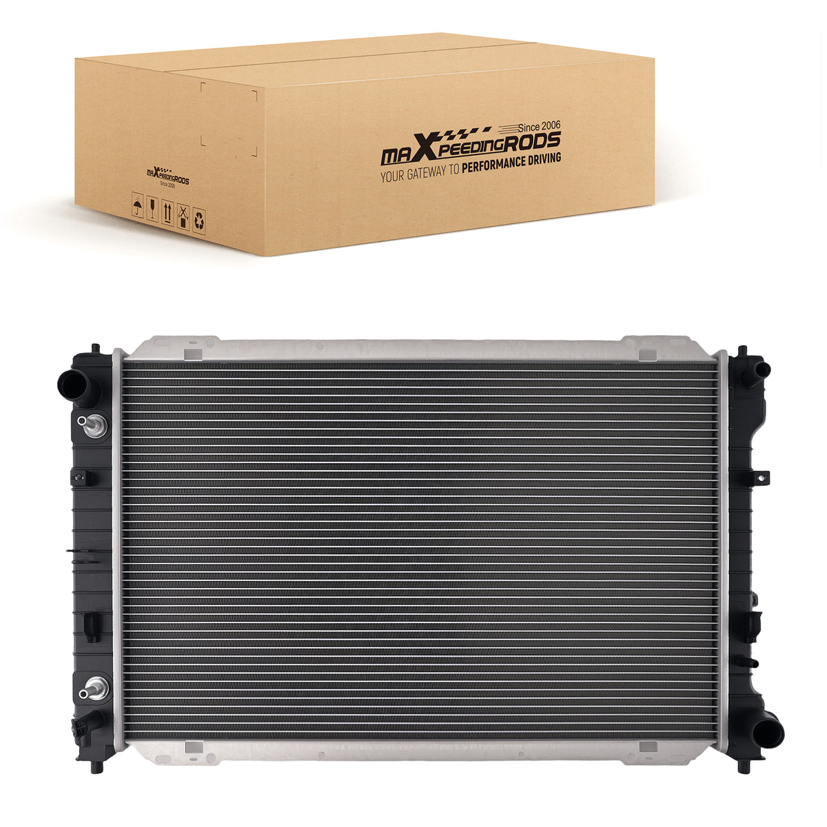 Aluminum Coolant Radiator compatible For Ford Escape/Compatible For Mariner 2.3L 05-08 FO3010257