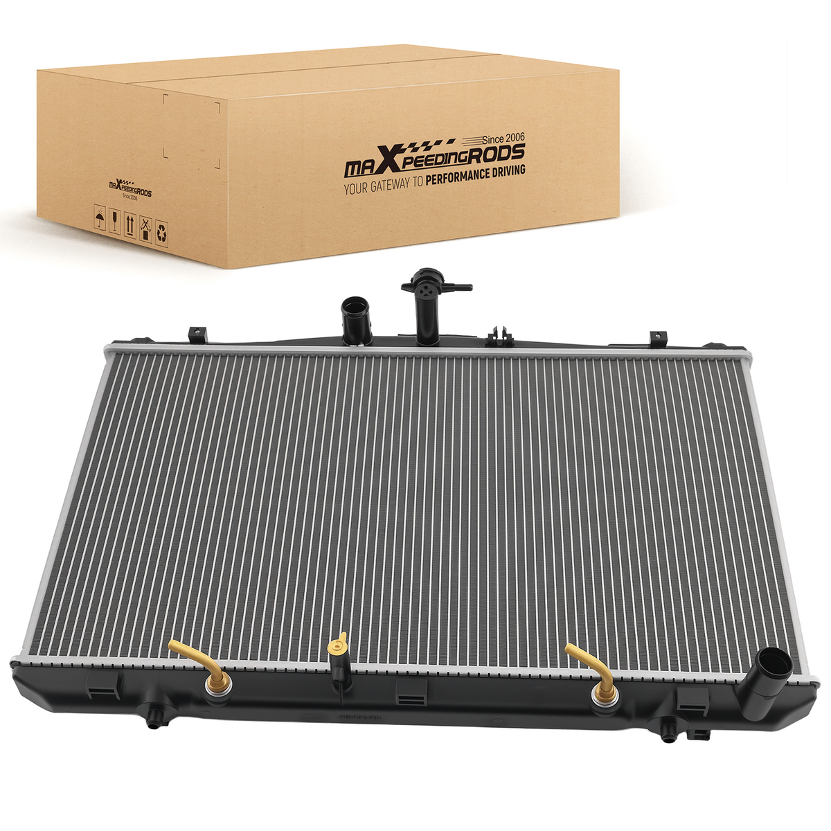 Aluminum Cooling Radiator compatible For Lexus RX350 3.5L 2012-2015 160410P211 13117