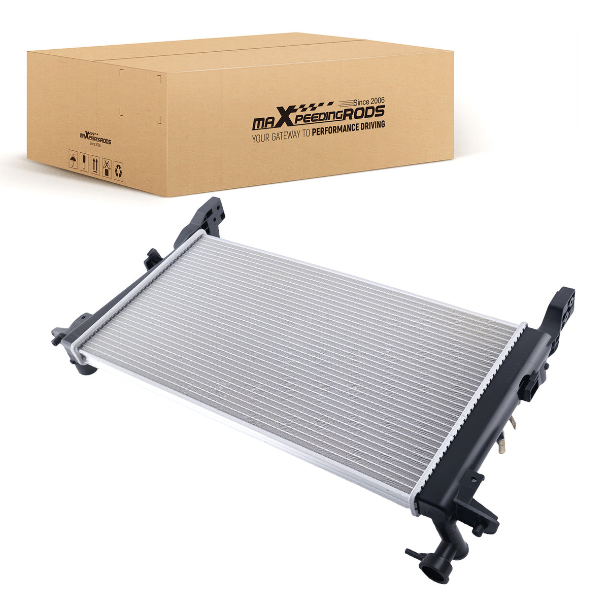 Cooling Radiator compatible For Hyundai Genesis Coupe 2.0L 2010-2012 13120 Aluminum