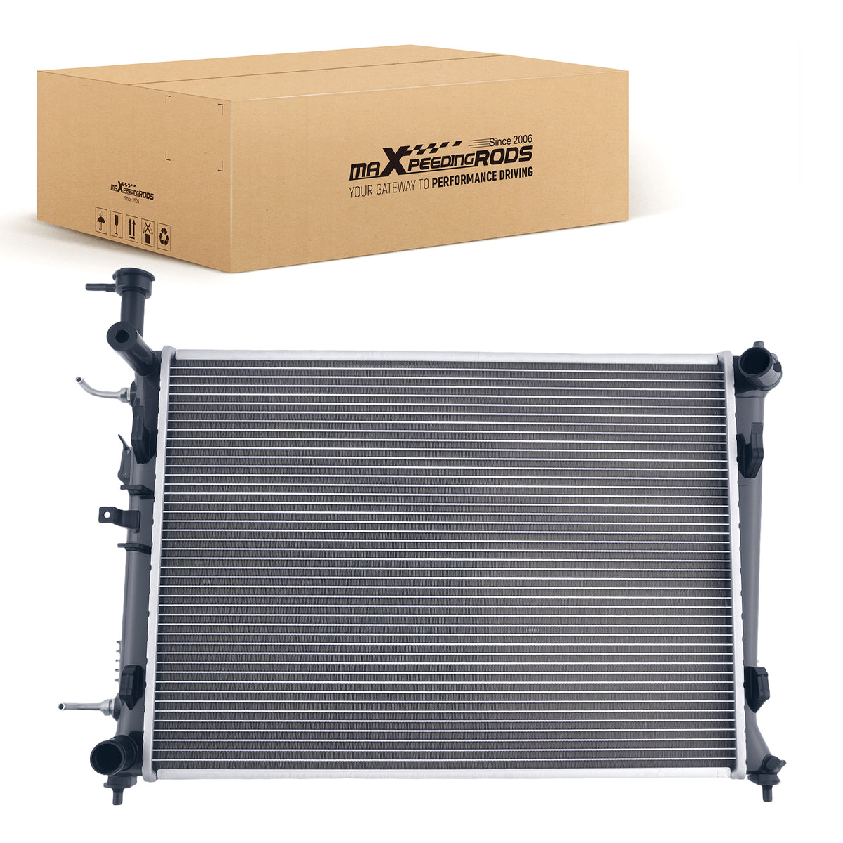 Coolant Radiator compatible For Kia Forte Koup 2010-2013 2.0L 2.4L AT 253101M020