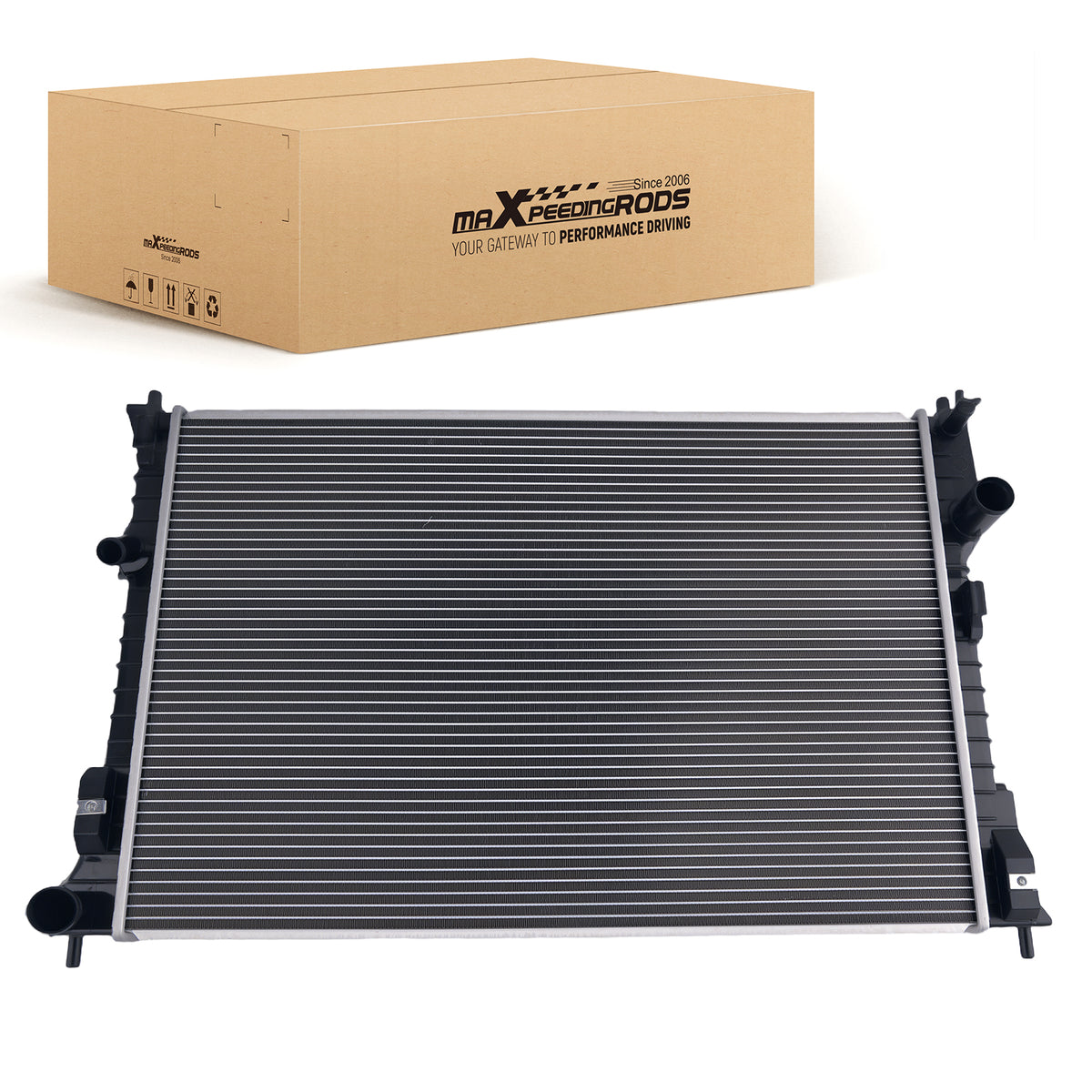 Aluminum Engine Radiator compatible For Lincoln MKT 3.5L Turbo 2010-2018 CU13185