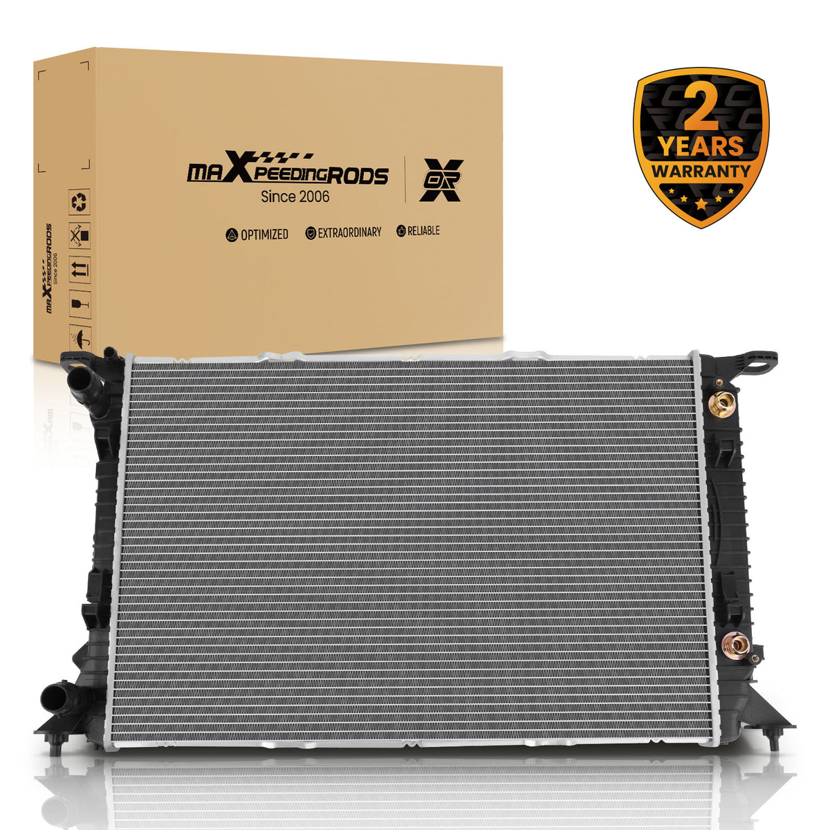 Aluminum Core Radiator compatible For Audi A4 2.0L 2009-2016 CU13188 8K0121251AJ 1PC