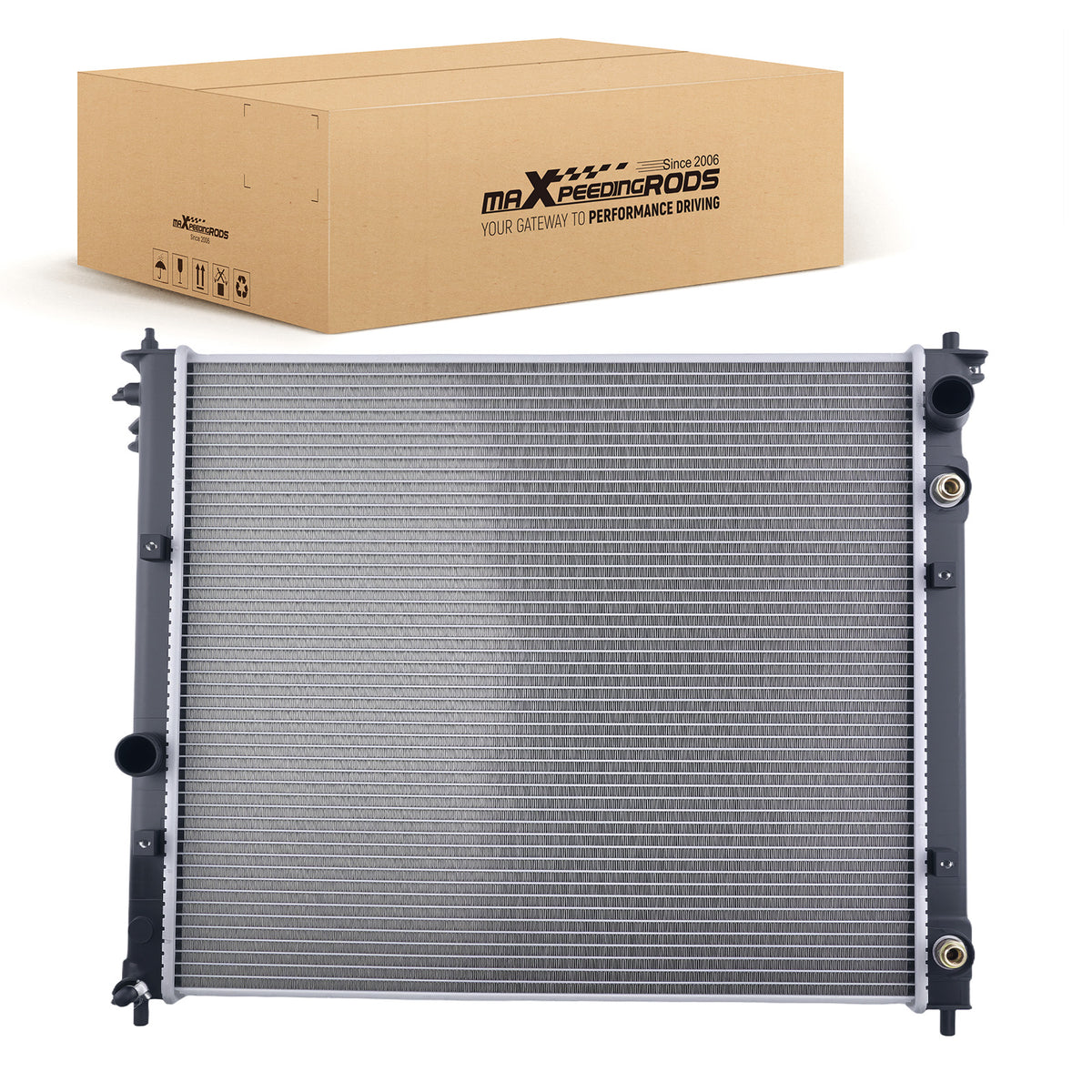 Aluminum Engine Radiator compatible For Cadillac CTS V 2009-2015 Crossflow