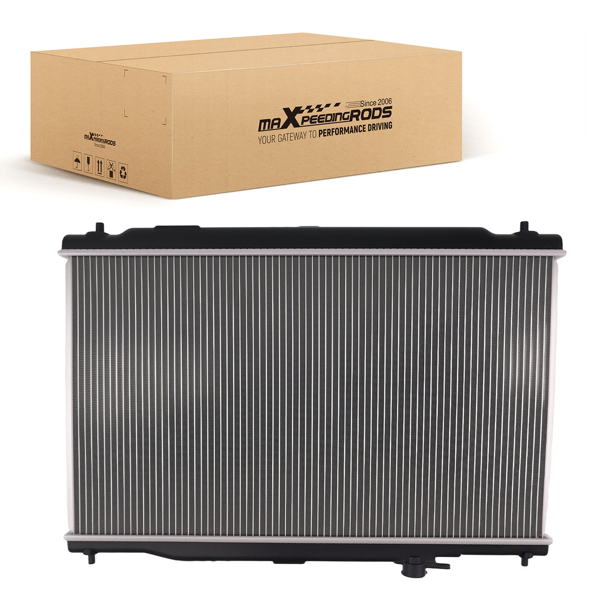 Aluminum Cooling Radiator compatible For Honda CR-V 2.4L 2012-2016 19010R5AA51 CU13314