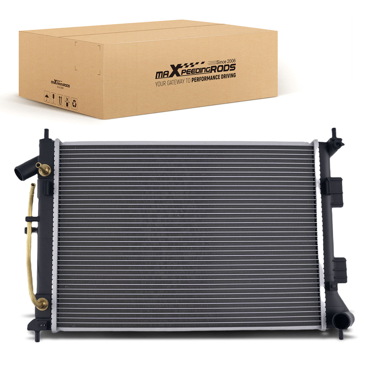 Aluminum Engine Radiator compatible For Hyundai Elantra 1.8L 2011-2013 13333