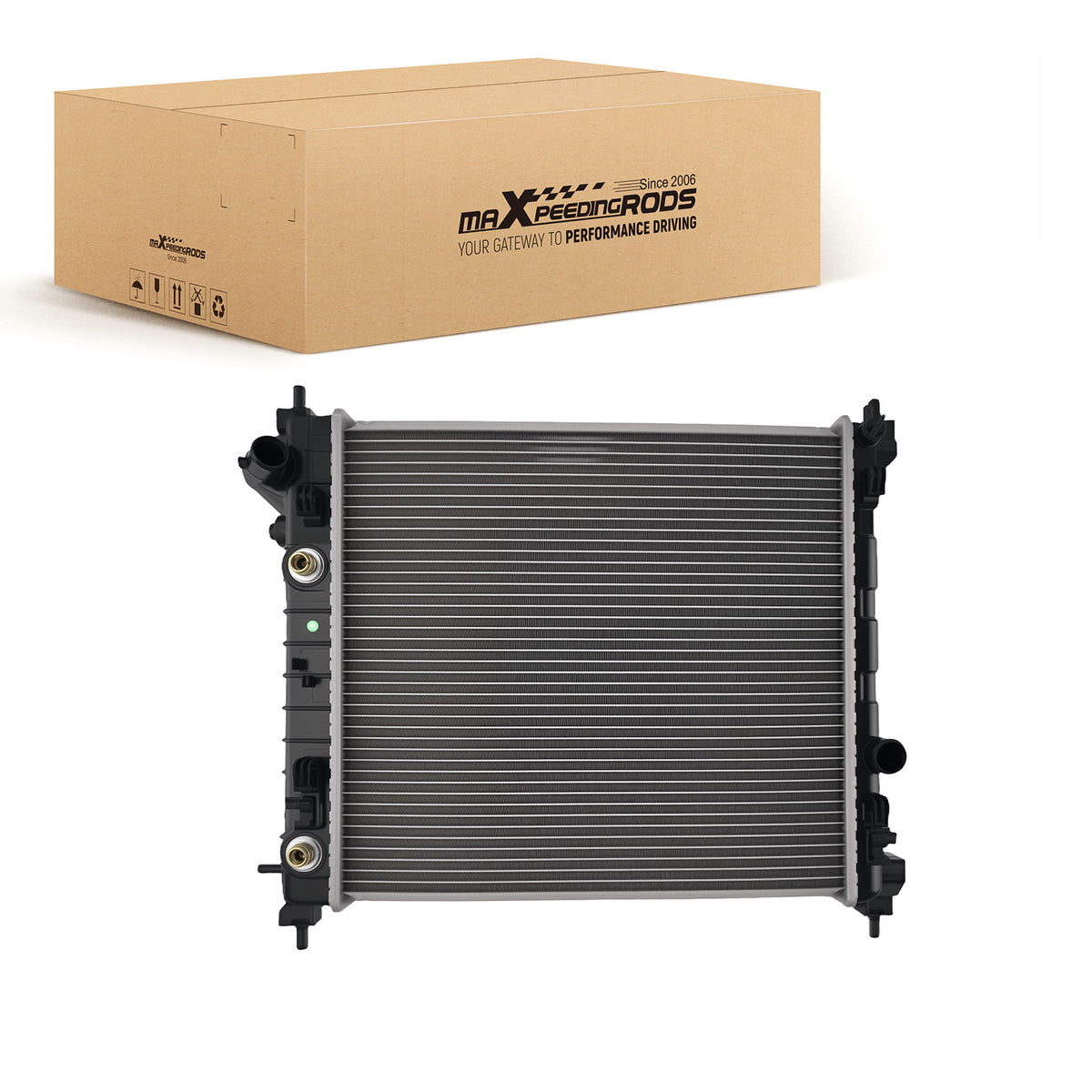 Aluminum Coolant Radiator compatible For Chevrolet Spark 1.2L 2013-2015 13342