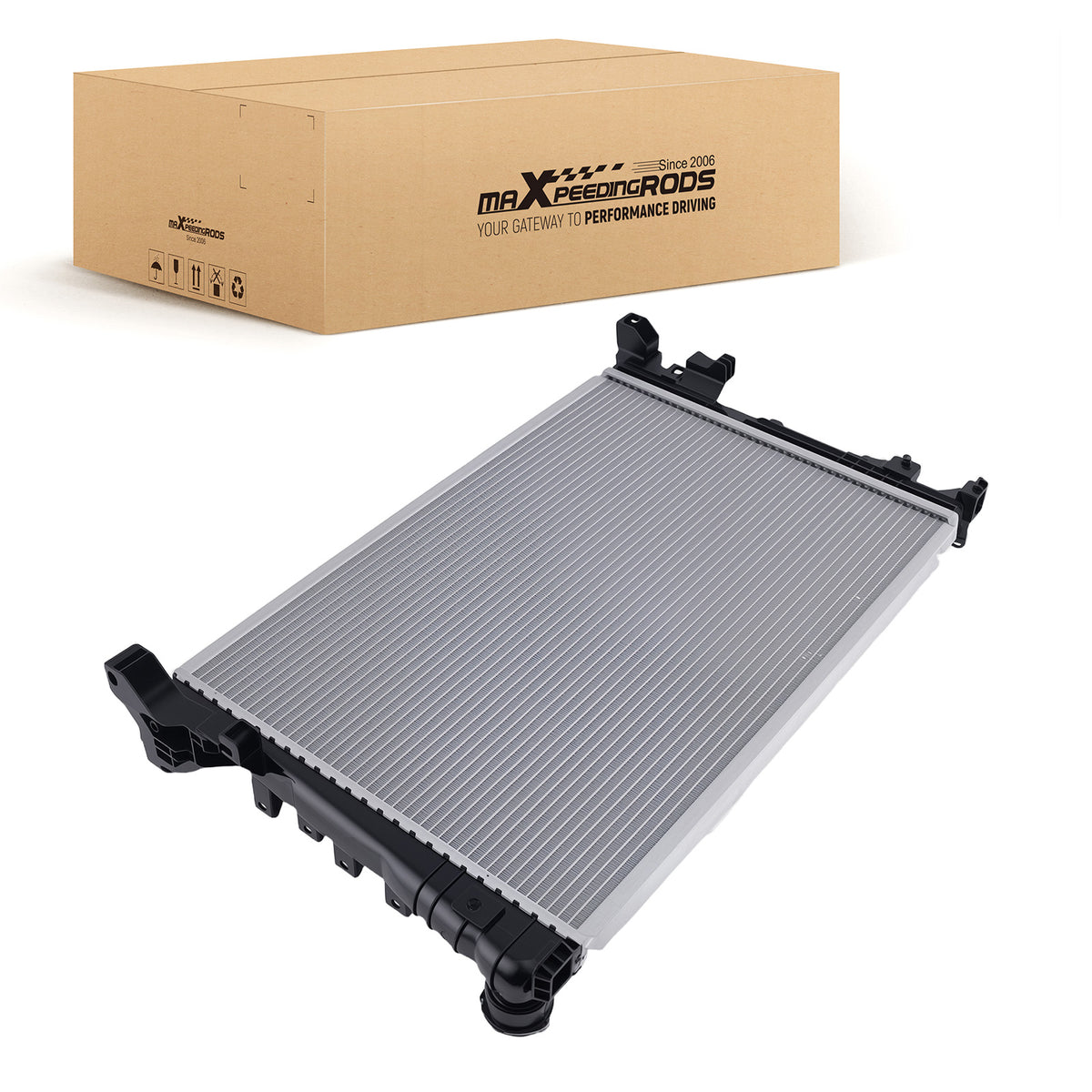 Aluminum Coolant Radiator compatible For Mercedes-Benz CLS63 AMG 2012-2014 13358