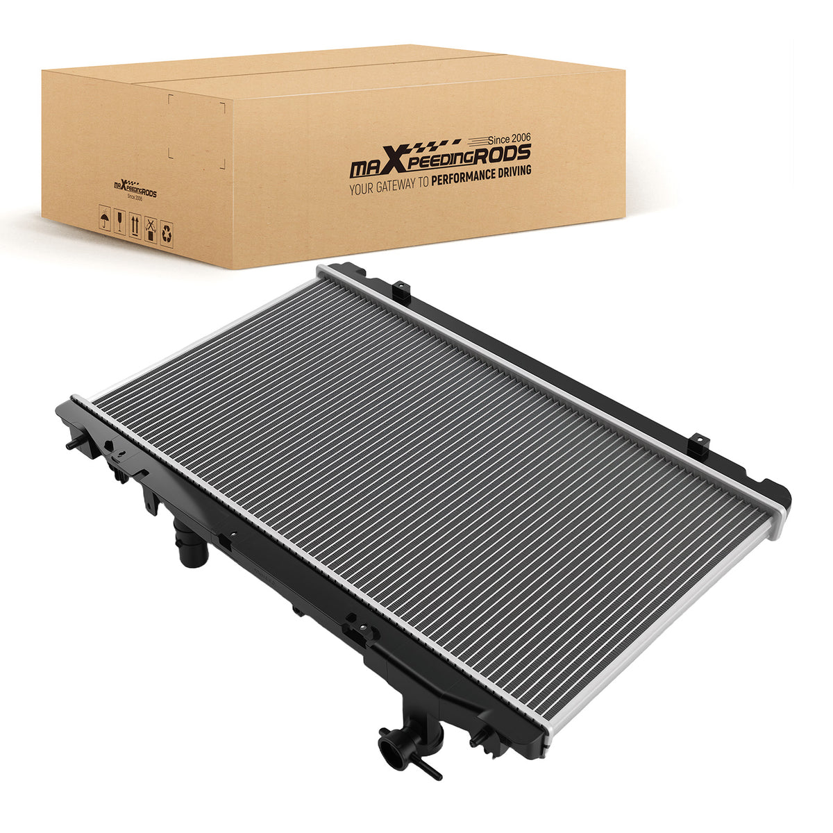 Aluminum Cooling Radiator compatible For Toyota Camry 2010-2011 2.5L 164000V080 MT