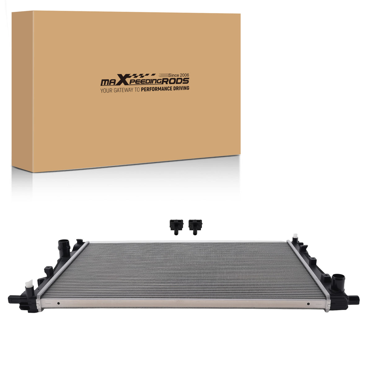 Aluminum Core Radiator compatible For Jeep Cherokee 2.4L & 3.2L CU13401 CSF3760 2014-2018