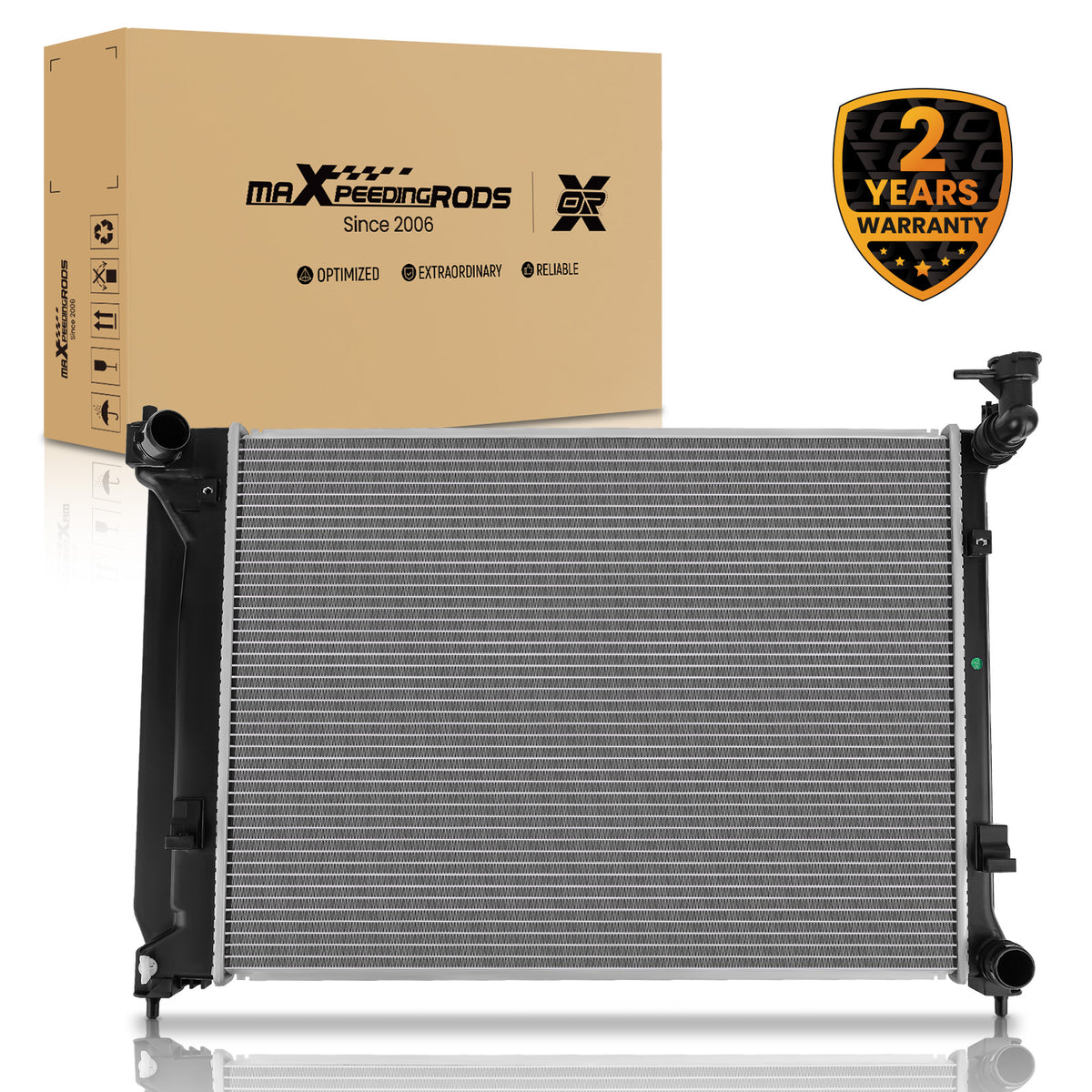 Aluminum Core Radiator compatible For Hyundai Sonata 2.4L 2219472 8013457 2015 - 2019