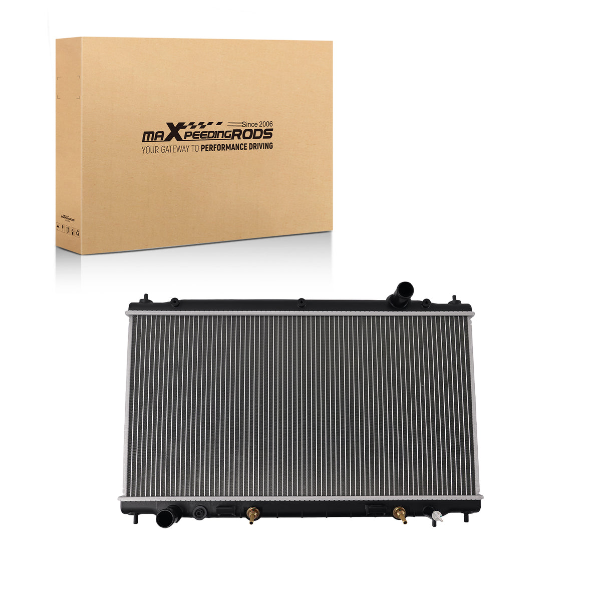 Coolant Radiator compatible For INFINITI Q50/Q60 V6 3.0L 2016-2022 CU13630