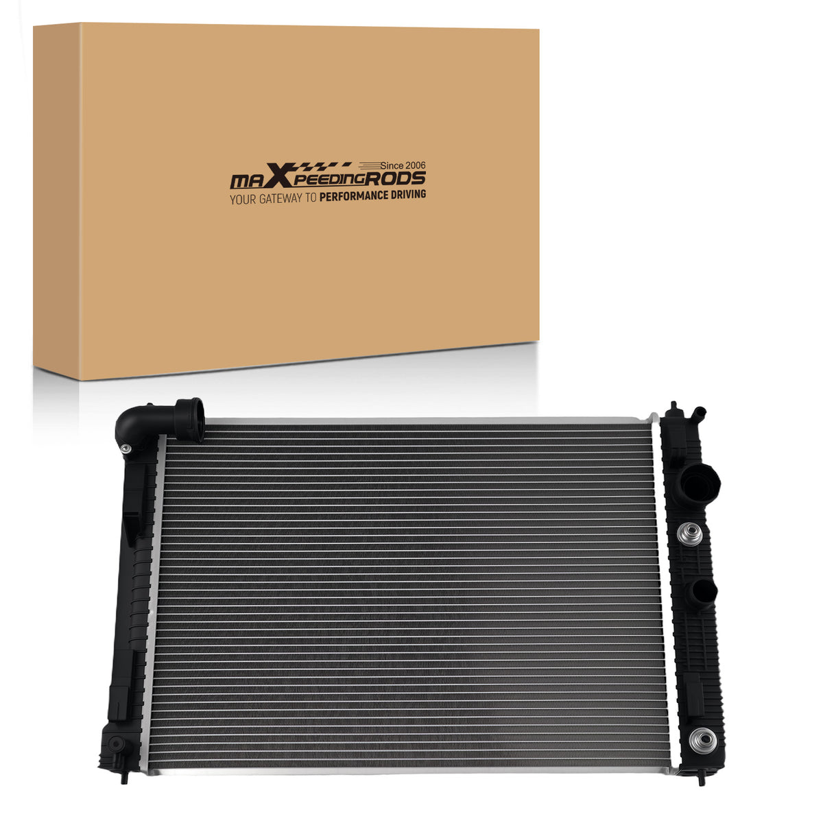 Aluminum Coolant Radiator compatible For Infiniti Q50 Q60 16-19 2.0L AT CU13632