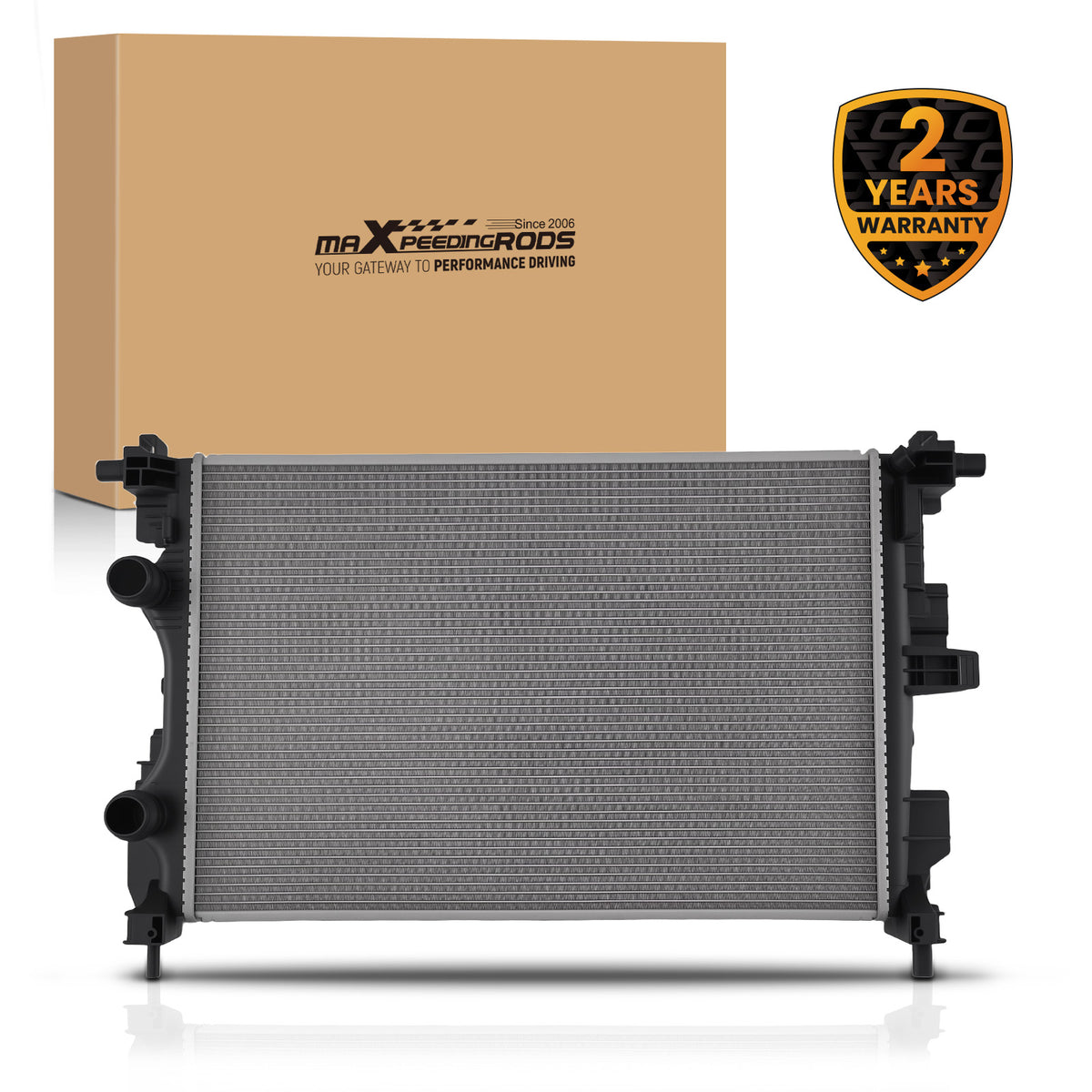 Radiator compatible For Jeep Compass 2017-2022 2.4L / Compatible For Renegade 2017-2021  CU13687Aluminum
