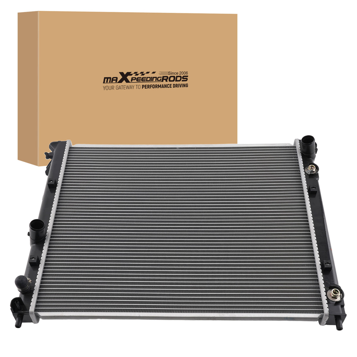 Automotive Radiator compatible For Cadillac CTS 3.6L 2008-2014 15932854 with Trans Cooler
