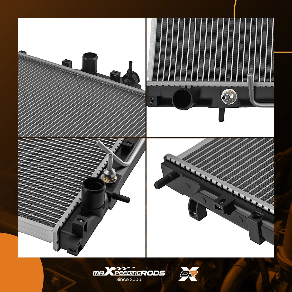 Advanced Radiator compatible For Mitsubishi Endeavor 3.8L V6 04-11 CU2675 Direct Fit