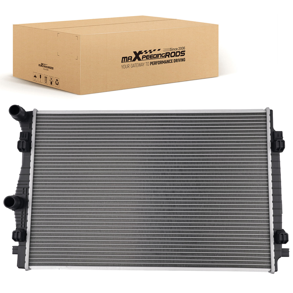 Aluminum Coolant Radiator compatible For Audi A3/Compatible For VW Jetta 1.4L 2015-2021  CU13827
