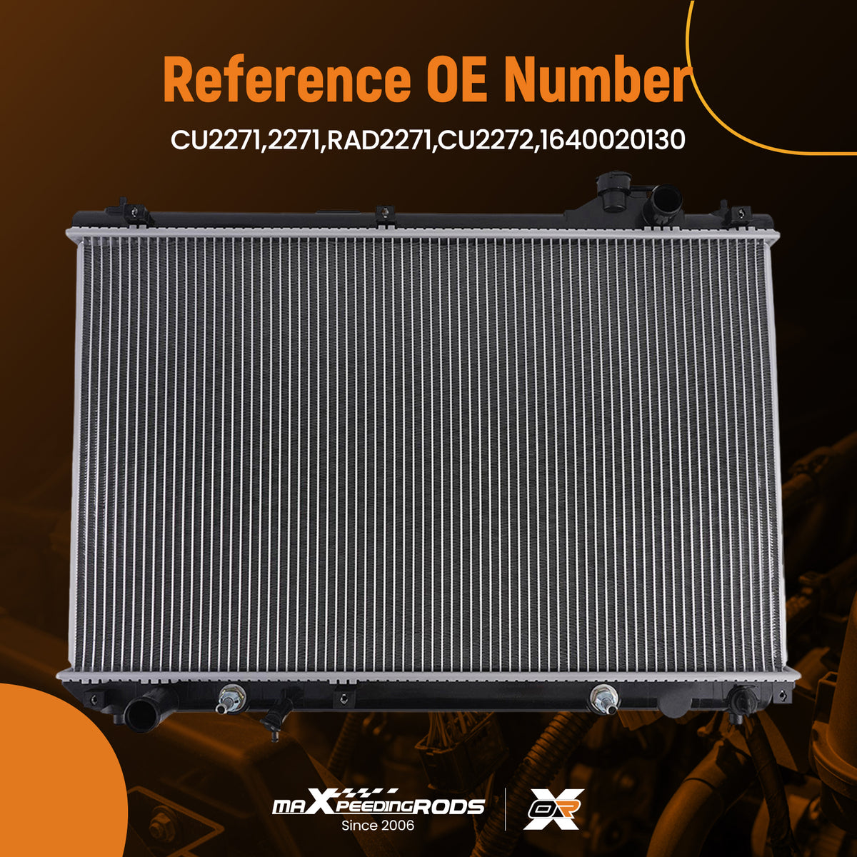 Advanced Design Radiator compatible For Lexus RX300 3.0L 1999-2003 2542 Trans Cooler