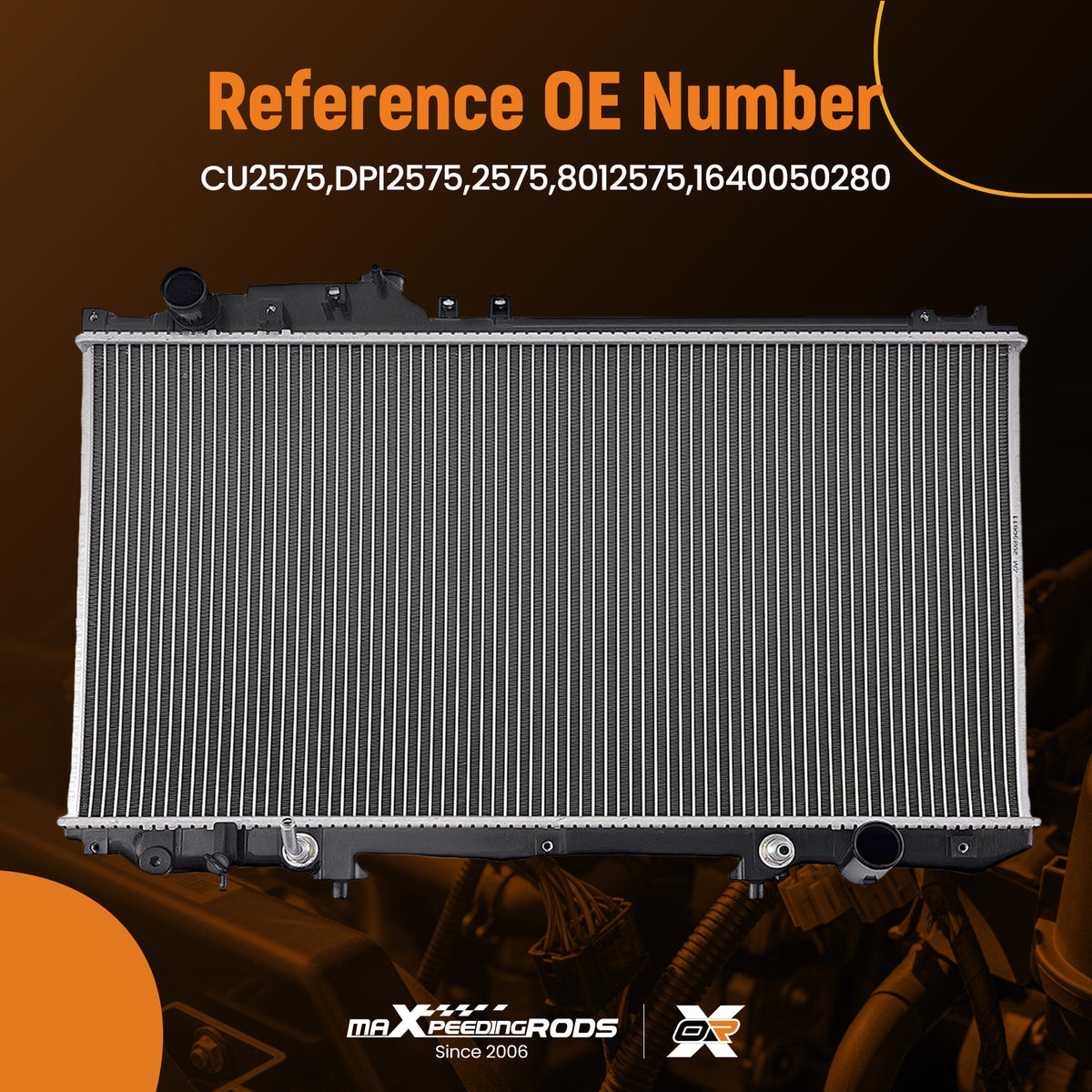 Aluminum Radiator compatible For Lexus SC430 4.3L 2002-2010 CU2575 DPI2575 Direct Replace