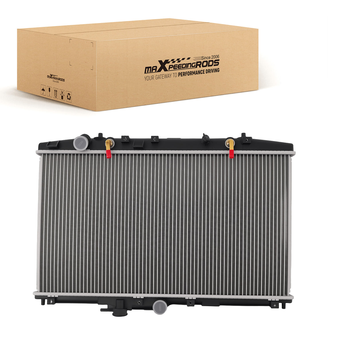 Aluminum Coolant Radiator compatible For Honda Accord 2.3L 1998-2002 19010PAAA53