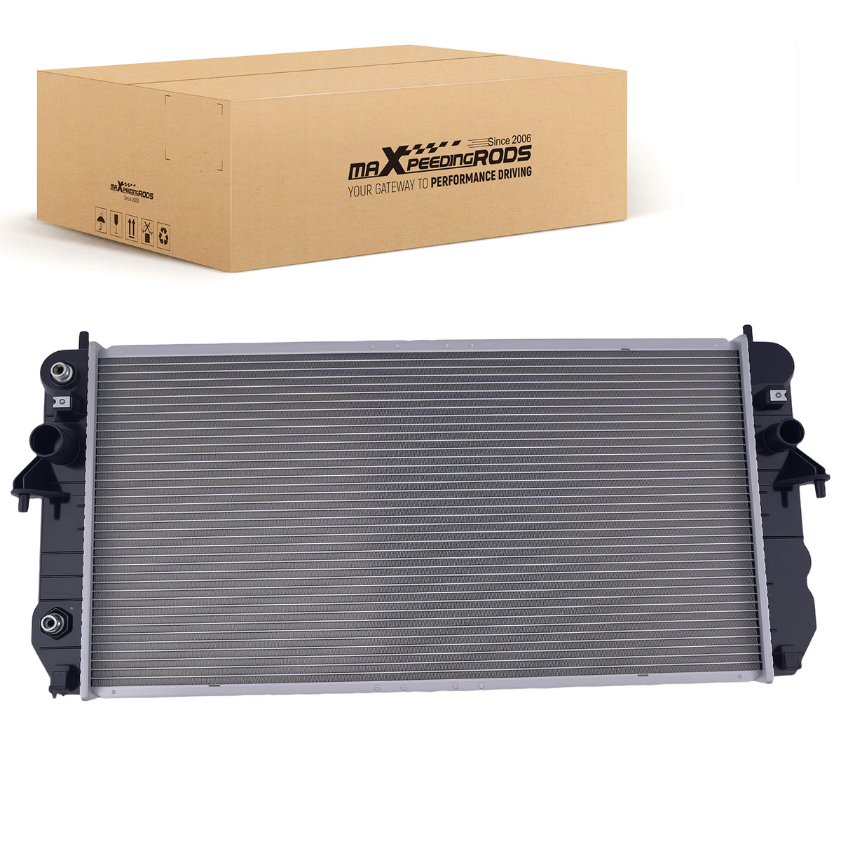 Cooling Radiator compatible For Cadillac DeVille 4.6L V8 GAS 2001-2005 52487016