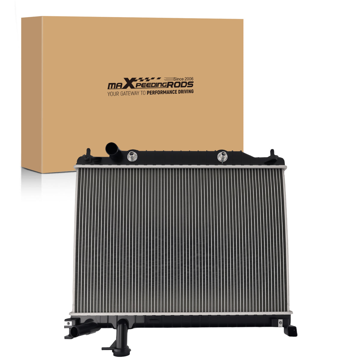 Aluminum Cooling Radiator compatible For GMC Envoy 5.3L V8 2003-09 RAD2563