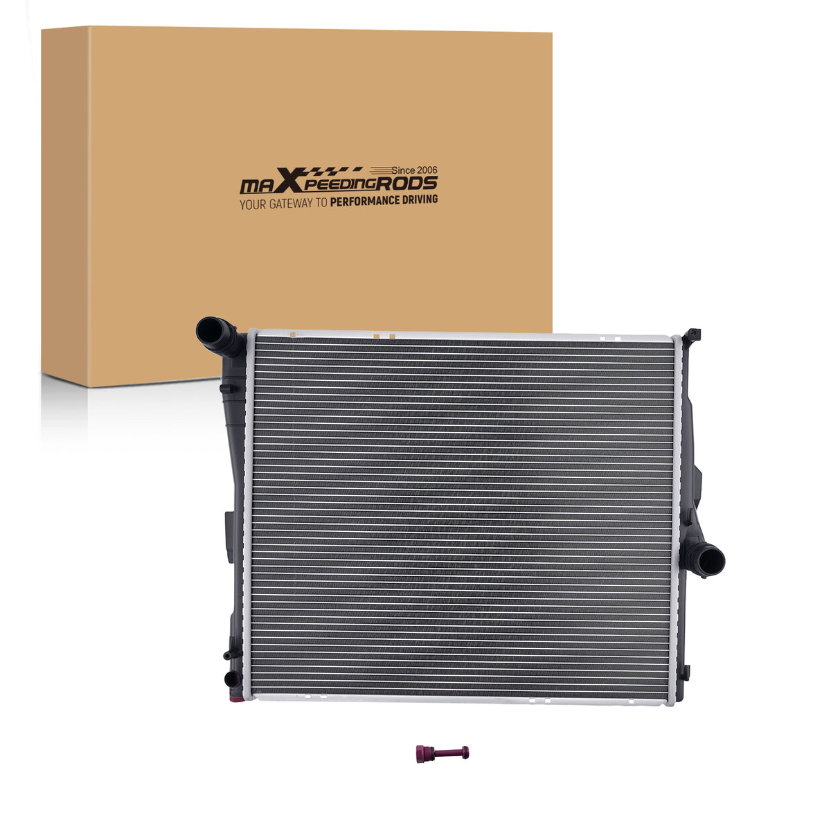 Aluminum Coolant Radiator compatible For BMW X3 2.5i 3.0i 04-06 17113403551