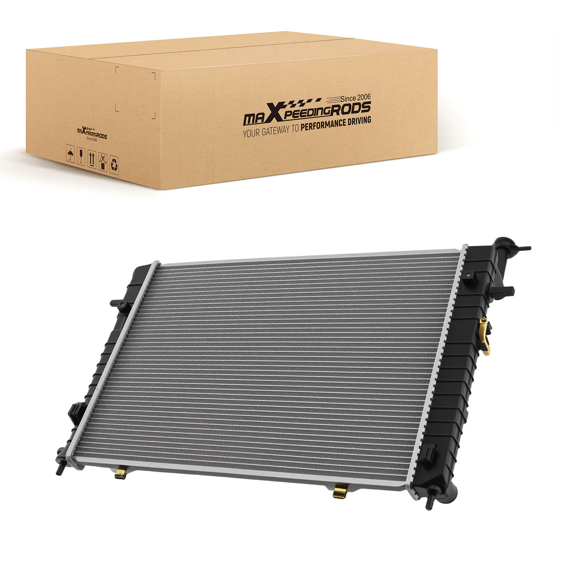 Aluminum Cooling Radiator compatible For Hyundai Tucson 2.7L 2005 253102E801