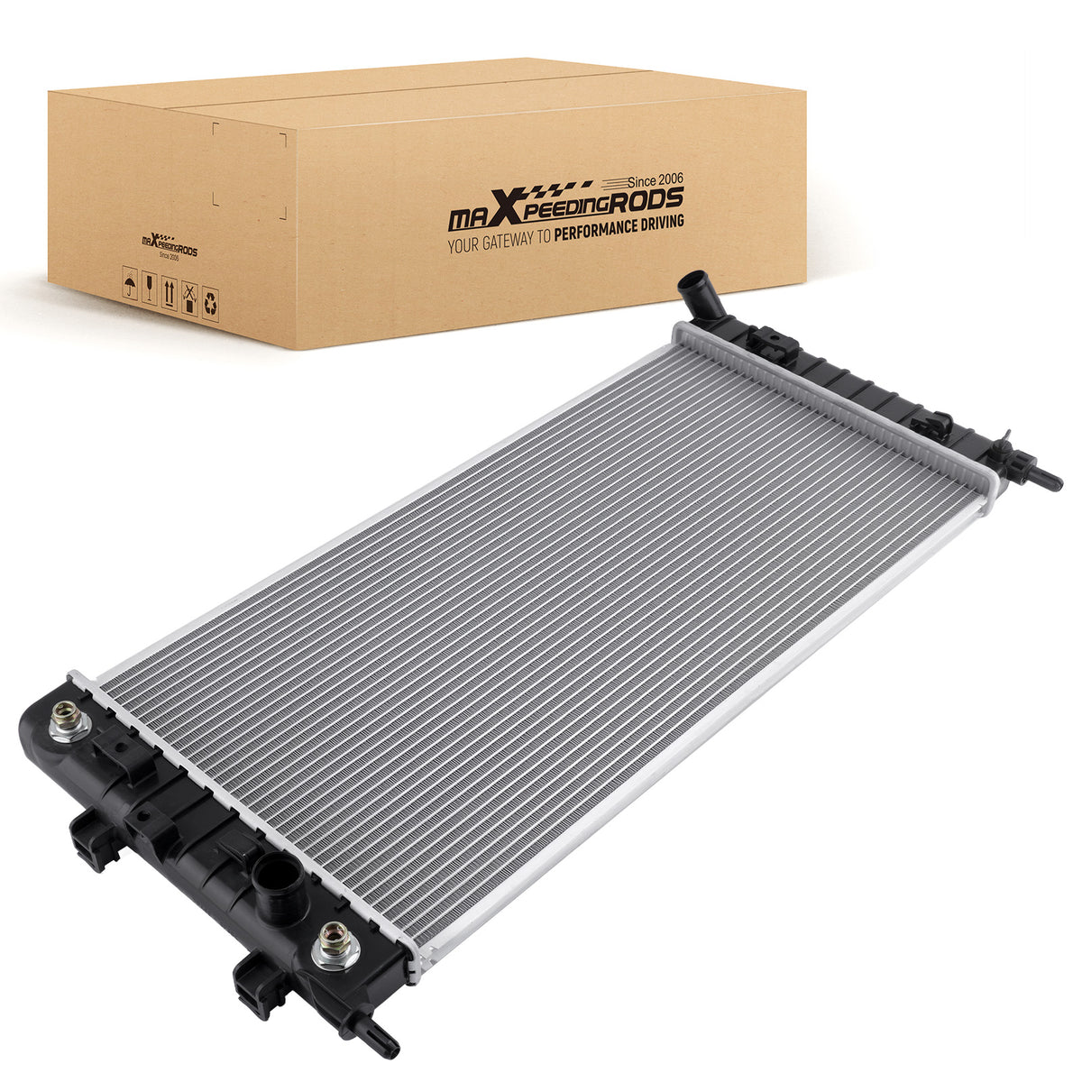 Aluminum Coolant Radiator compatible For Buick Allure 3.6L 05-08 10344419