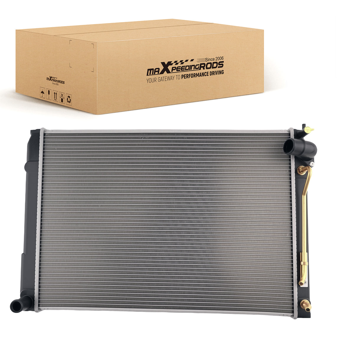 Aluminum Cooling Radiator compatible For Toyota Sienna 3.3L 2005-2006 2925 TO3010311