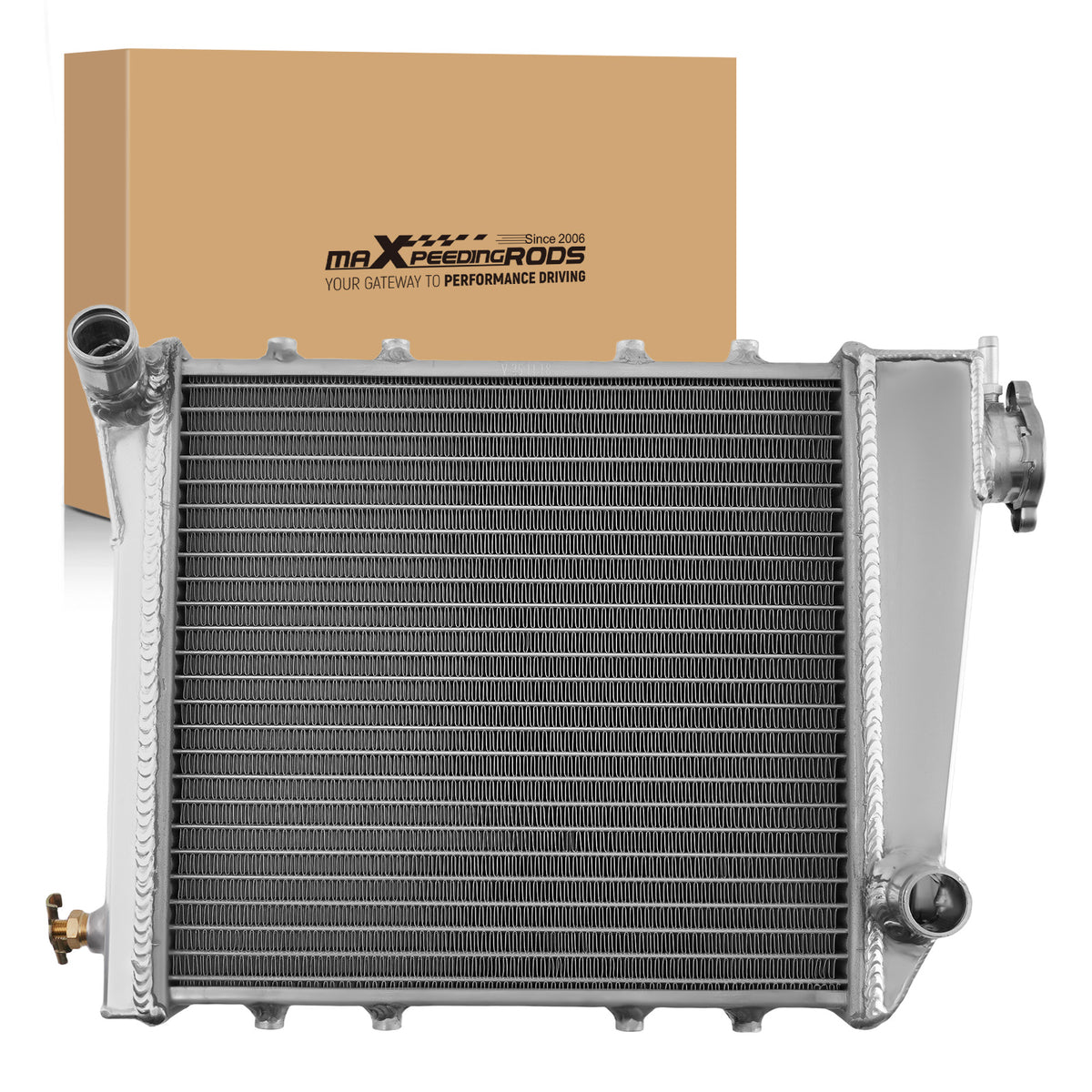 2Row Aluminum Coolant Radiator compatible For Mini Cooper 850 1000 1100 1275 1959-1991