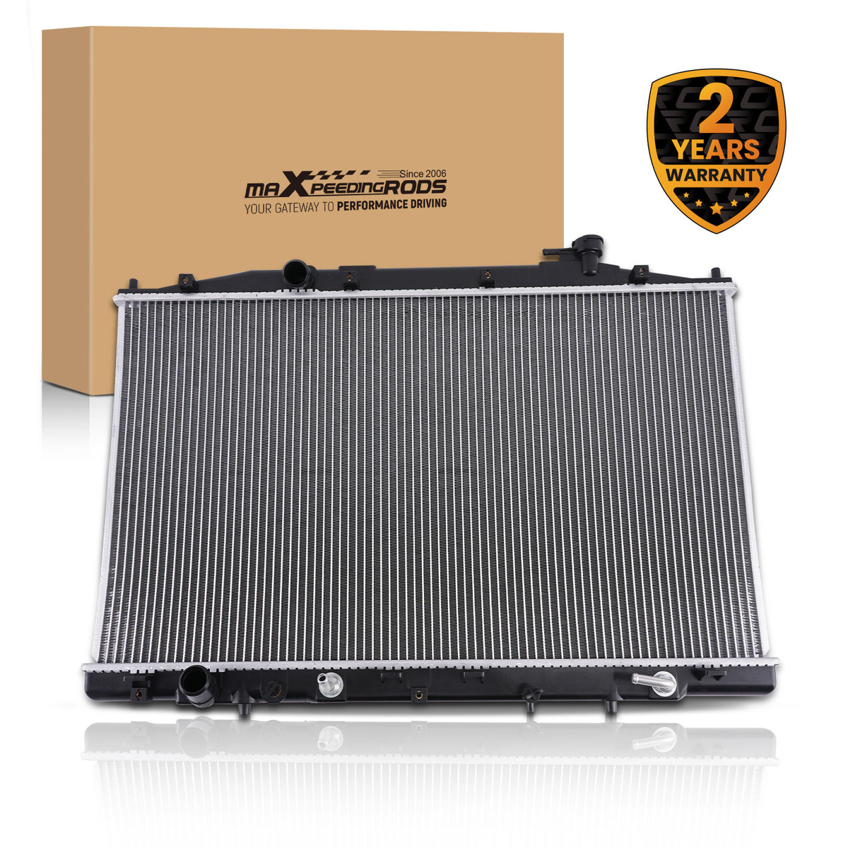Aluminum Core Radiator compatible For Honda Odyssey 2011-2017 4113208 With Trans Cooler