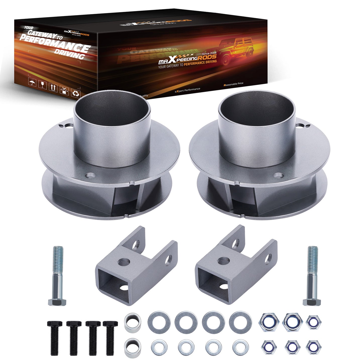 2.5 Front Leveling Lift Kit w/ Spacers compatible For Dodge Ram 2500/3500 4WD 13-2022