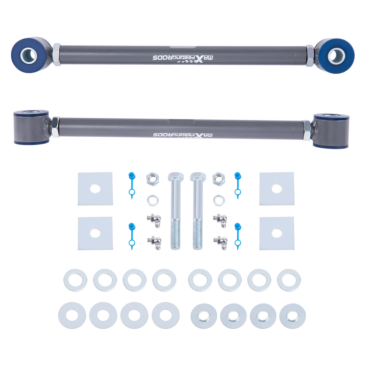 Adjustable Rear Strut Rods w/ Polyurethane Bushings compatible For Chevy Corvette 1963-1979