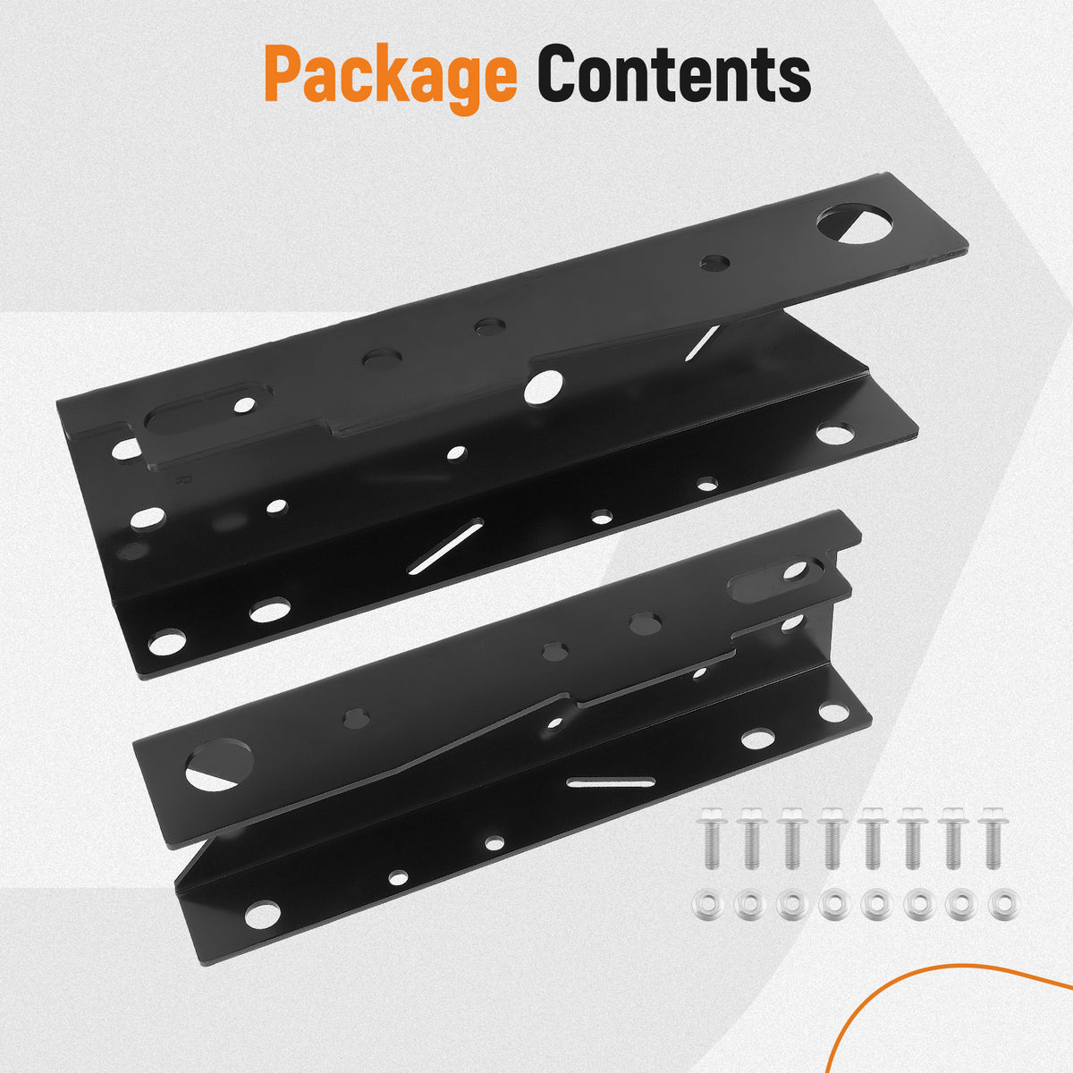 2x Rear Frame Repair Section compatible For Chevy SilveradoGMC compatible For Sierra 1500 1999-2014