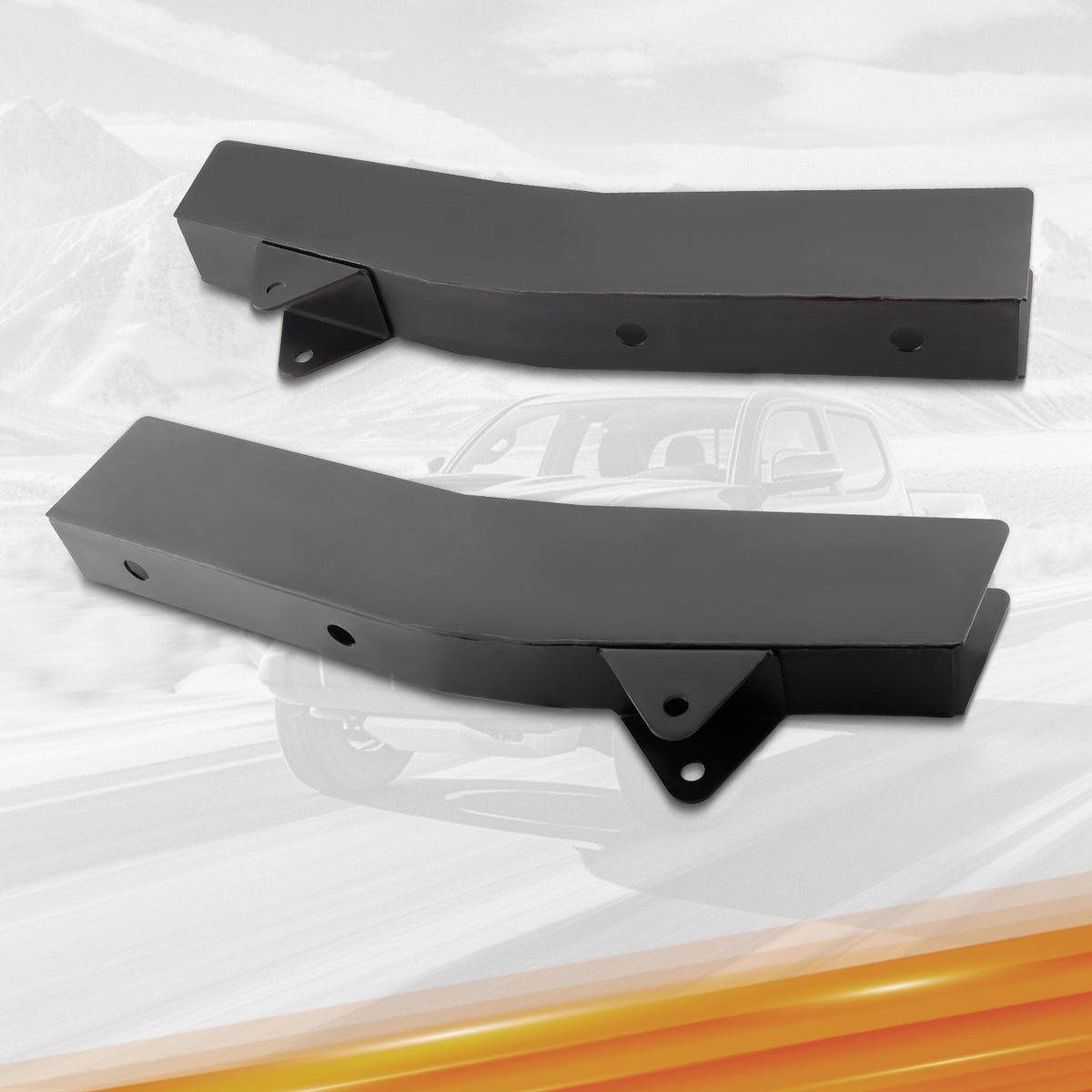 2 X Mid Frame Rust Repair Set w/ Spring Mount compatible For Toyota Tacoma 1996-2004