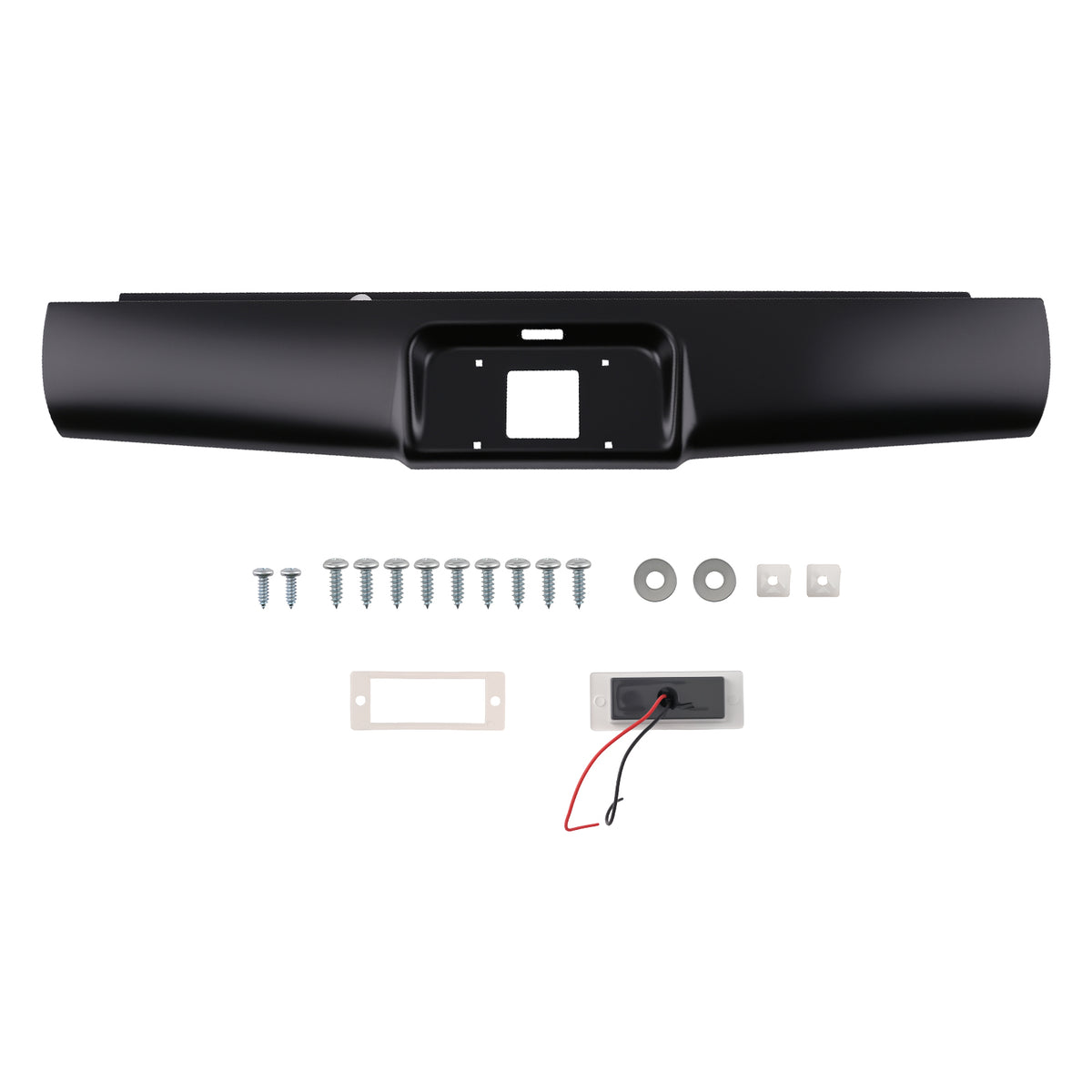 Black Primed Rear Roll Pan compatible For Chevy Colorado Canyon 2004-2012 Steel
