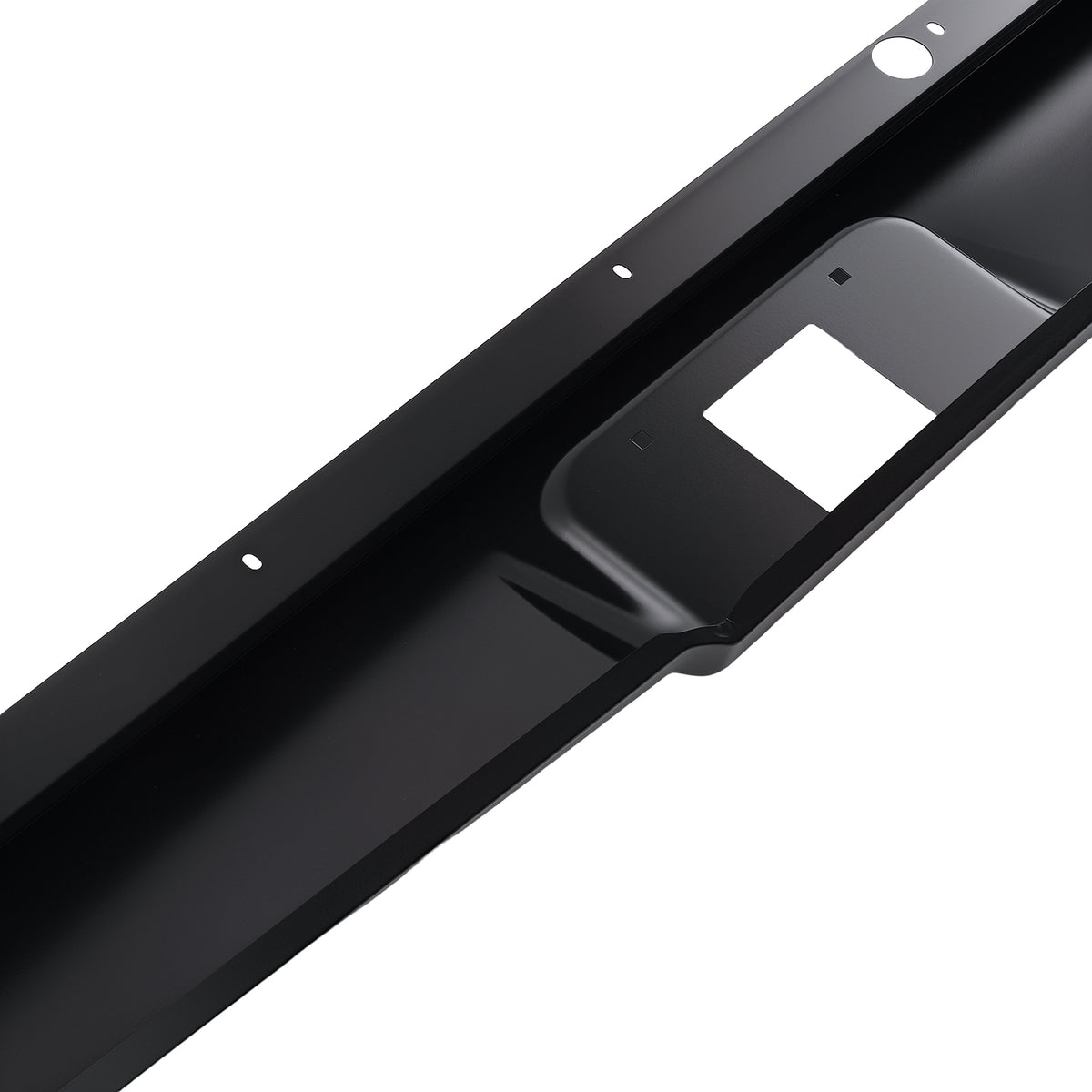 Black Primed Rear Roll Pan compatible For Chevy Colorado Canyon 2004-2012 Steel