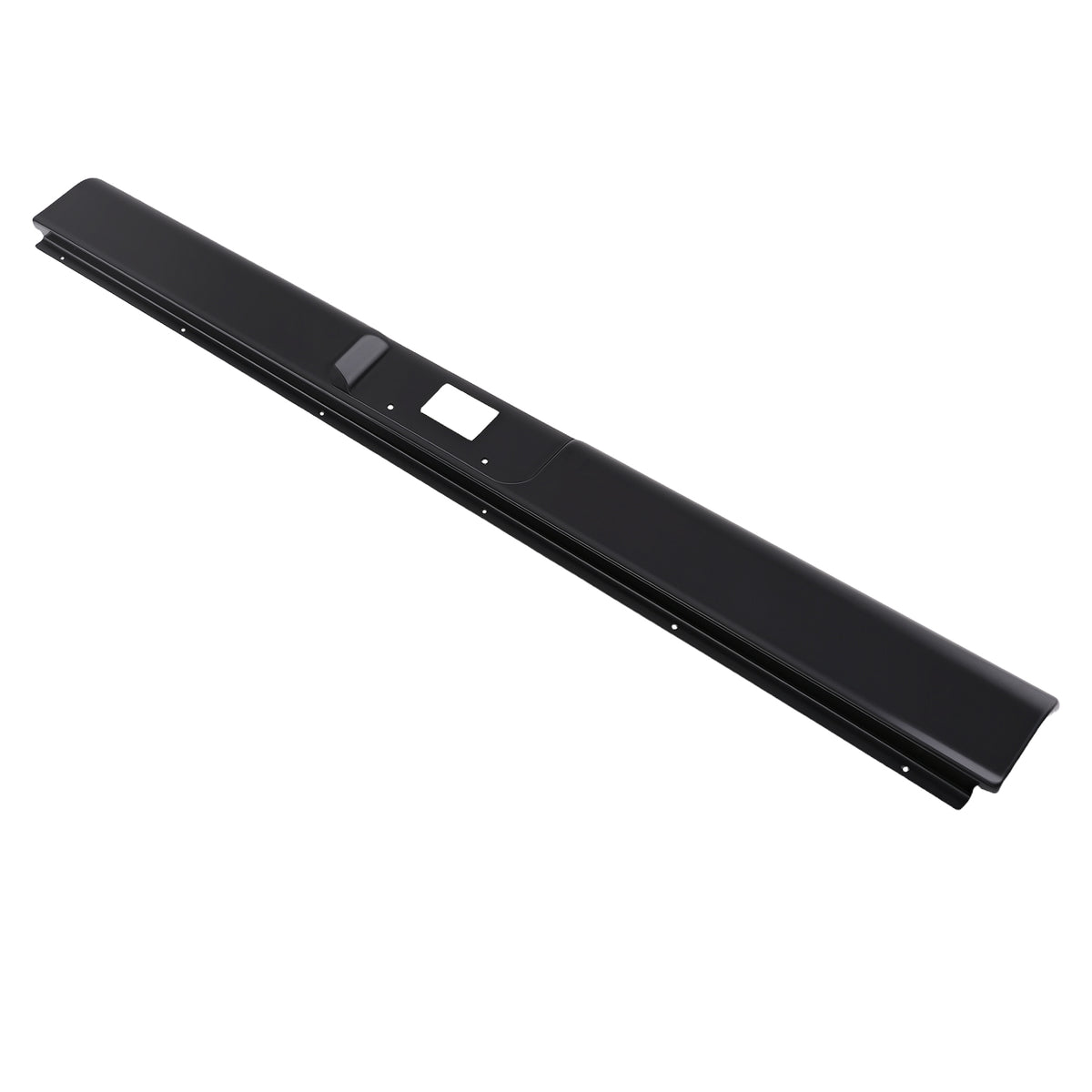 Black Primed Rear Roll Pan compatible For Chevy C10 Fleetside 1973-1987 Steel