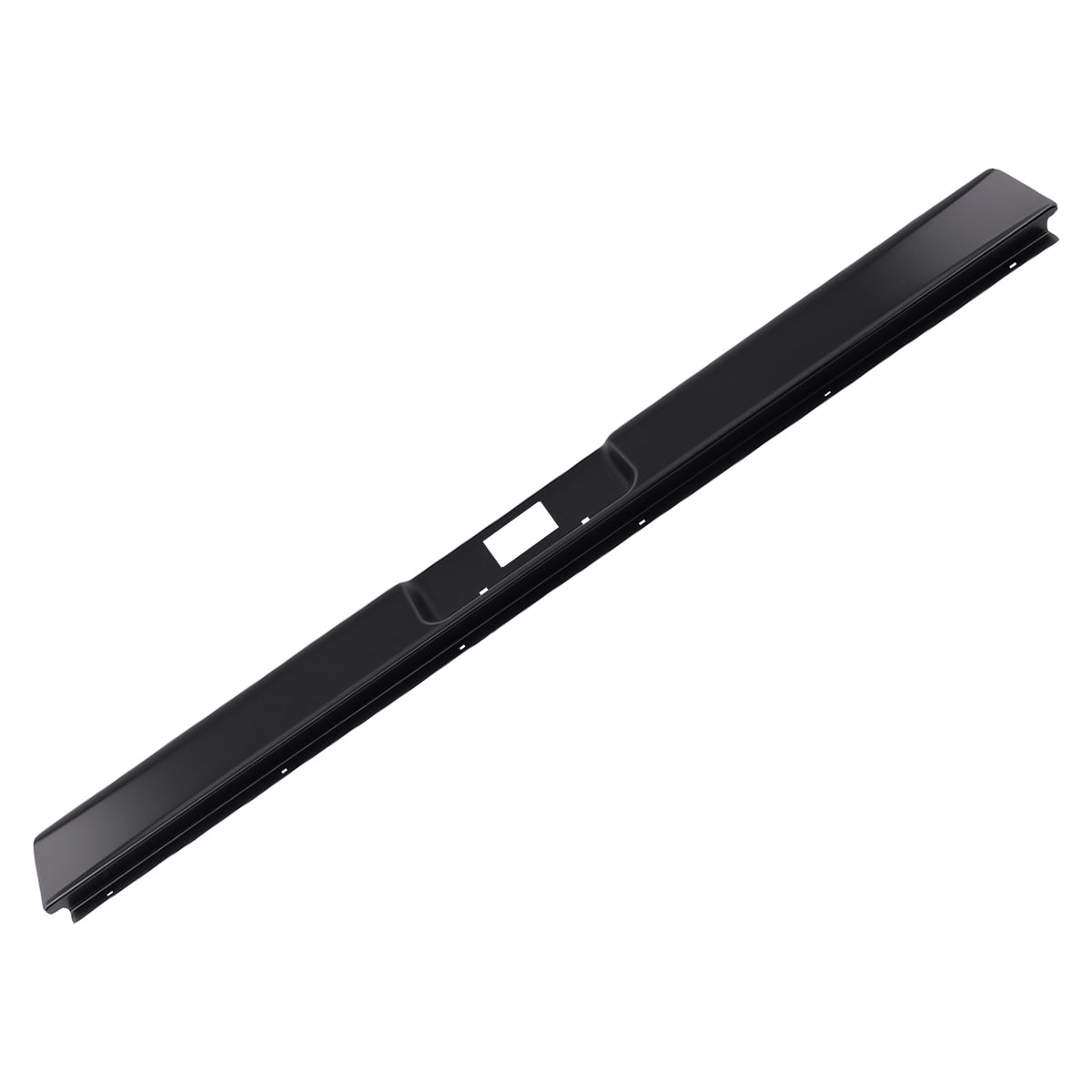 Black Primed Rear Roll Pan compatible For Chevy C10 Fleetside 1973-1987 Steel