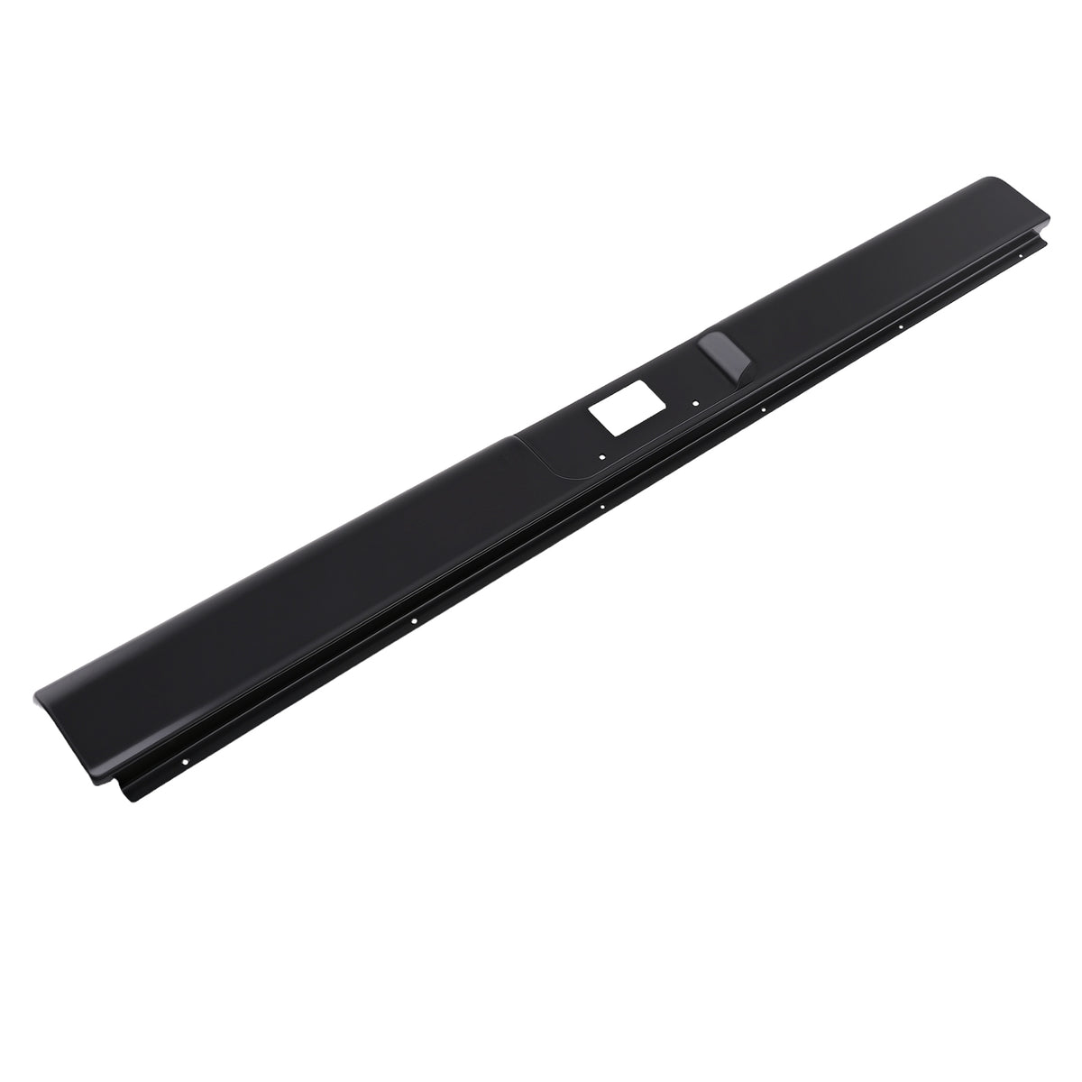 Black Primed Rear Roll Pan compatible For Chevy C10 Fleetside 1973-1987 Steel
