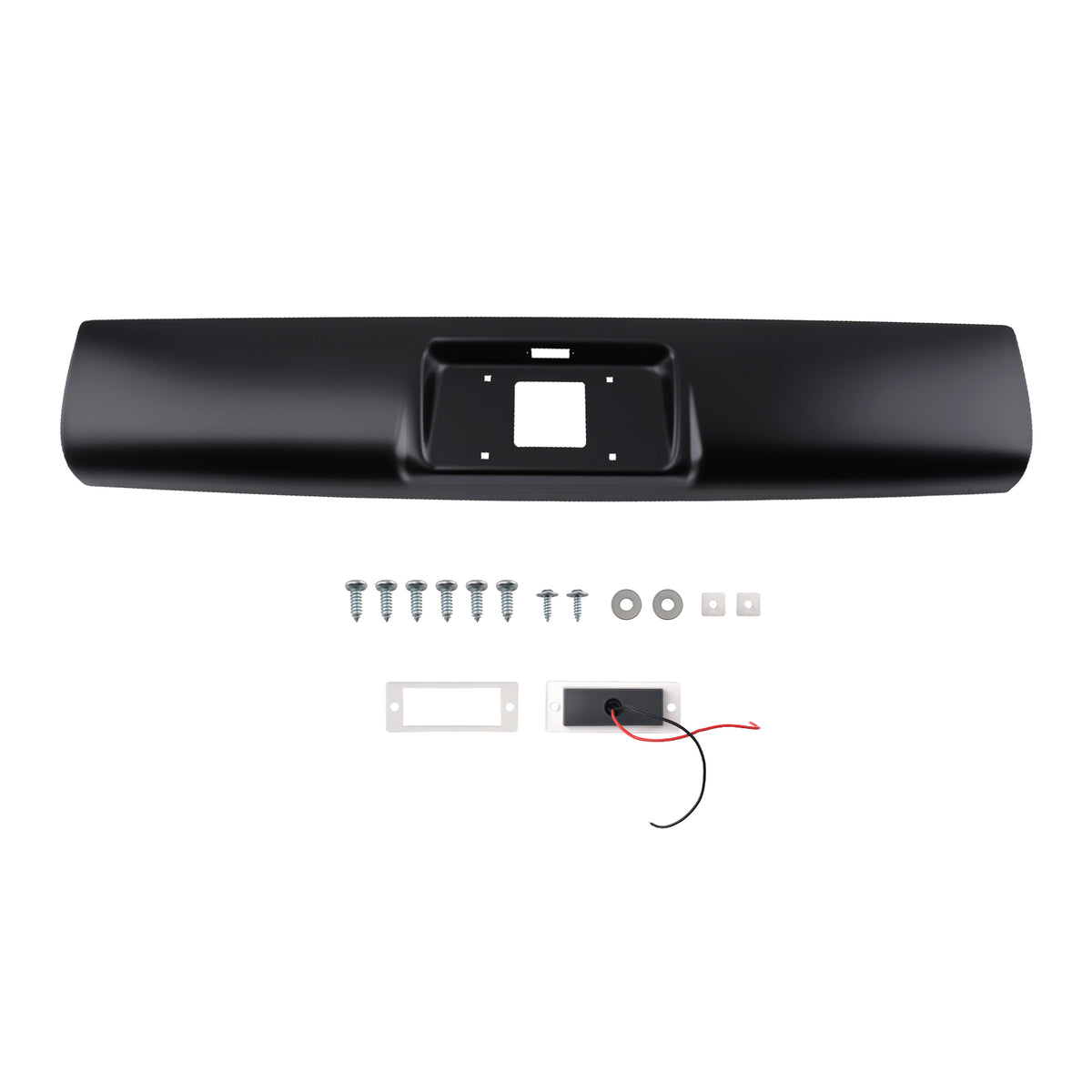 Black Primed Rear Roll Pan compatible For GMC Sonoma Fleetside 1994-2003 Steel
