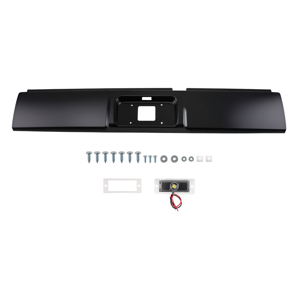 Black Primed Rear Roll Pan compatible For Dodge Ram 1500 2002-2008 Steel Screw-On
