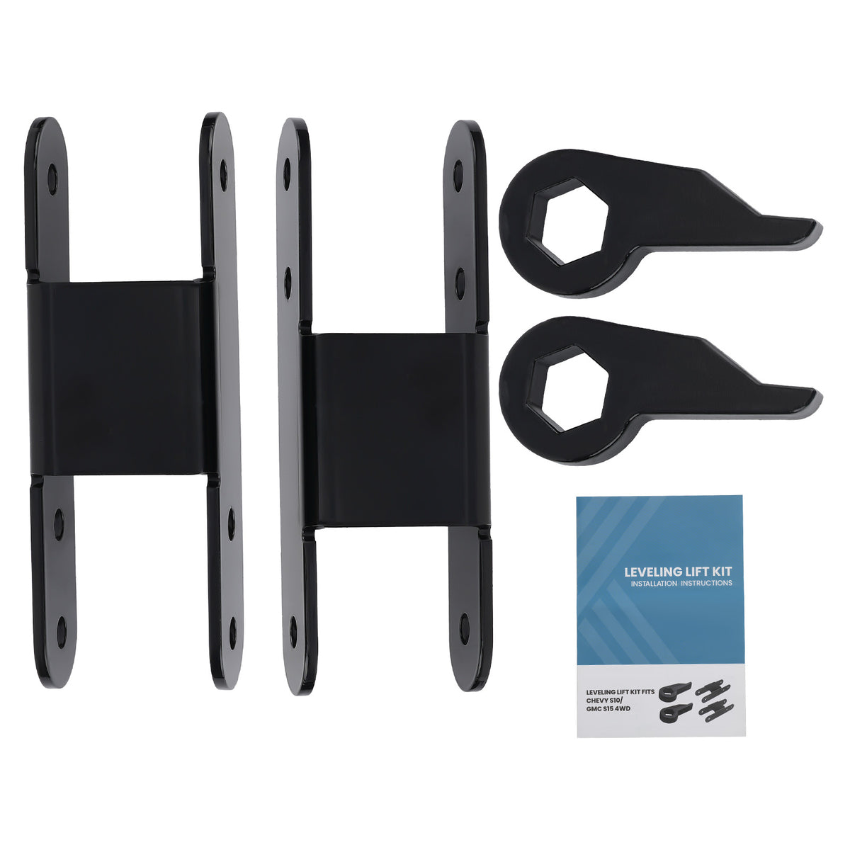 Lift Kit 3 inch Torsion Keys Rear Shackles Compatible For Chevy S10 Blazer 1982 -04 