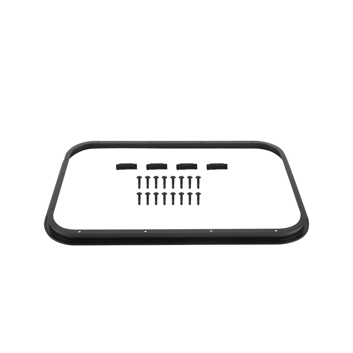 24 W 15 H RV Window For Camper/Trailer/Cargo/Food Truck Truck  Mounting Ring