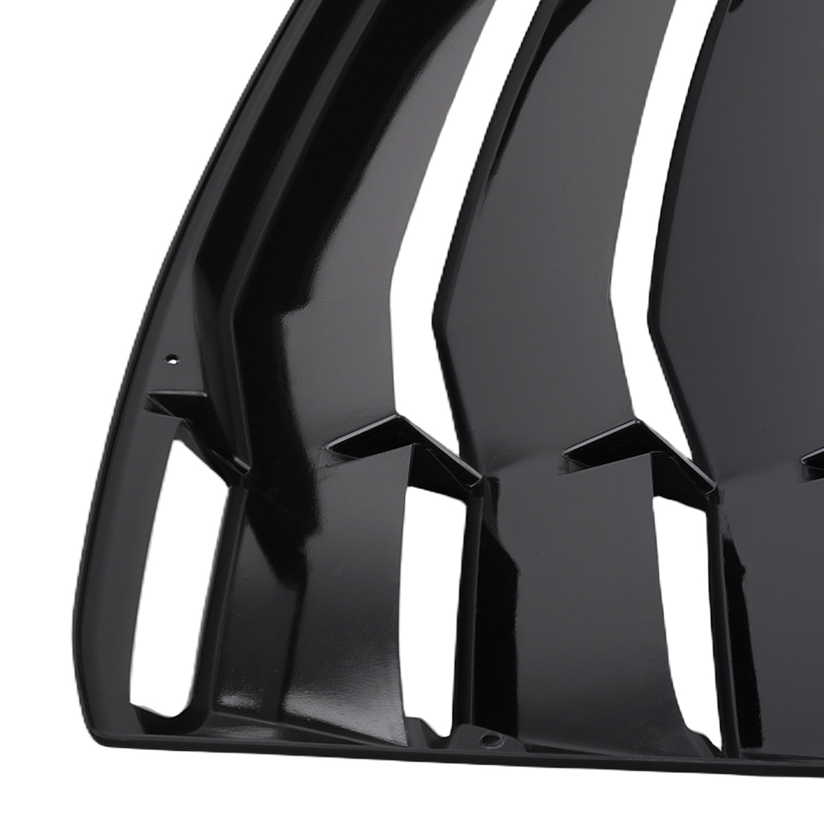 Black Rear Louver compatible For Chevrolet Camaro 2016-2024 Window Sun Shade Plastic