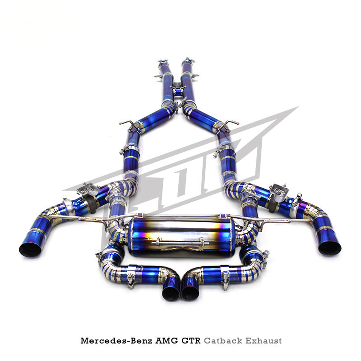 Titanium Valved Catback Exhaust System for Mercedes Benz AMG GT R C190 4.0T