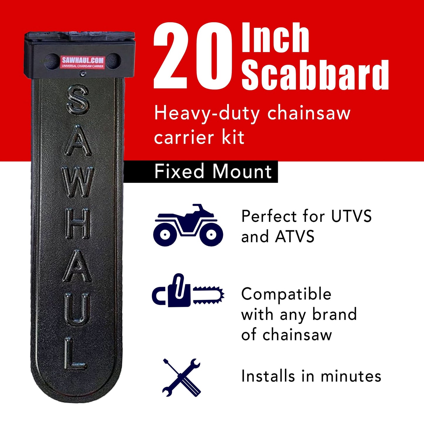 SawHaul Fixed Mount for Tubing and ROPS