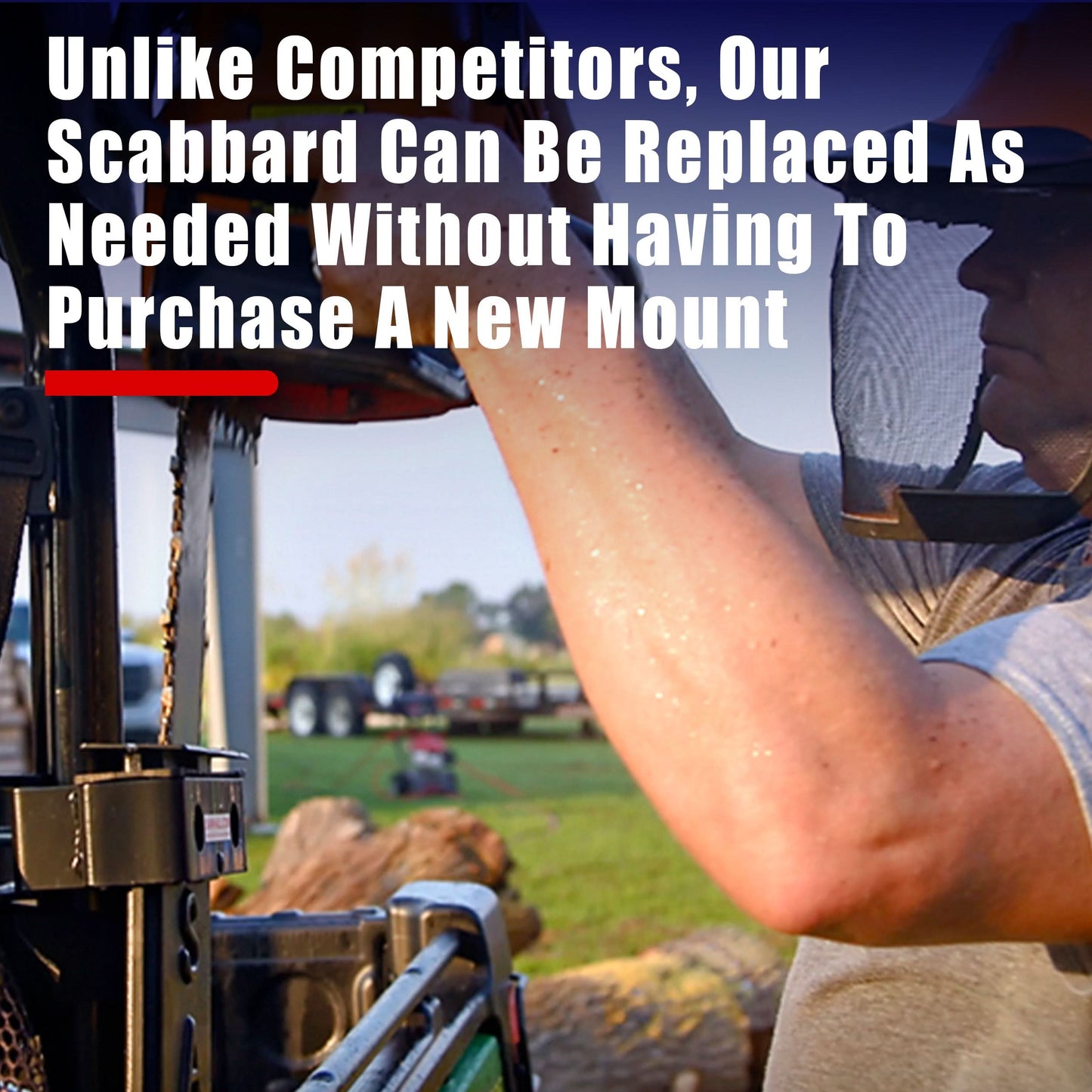 SawHaul Fixed Mount for Tubing and ROPS