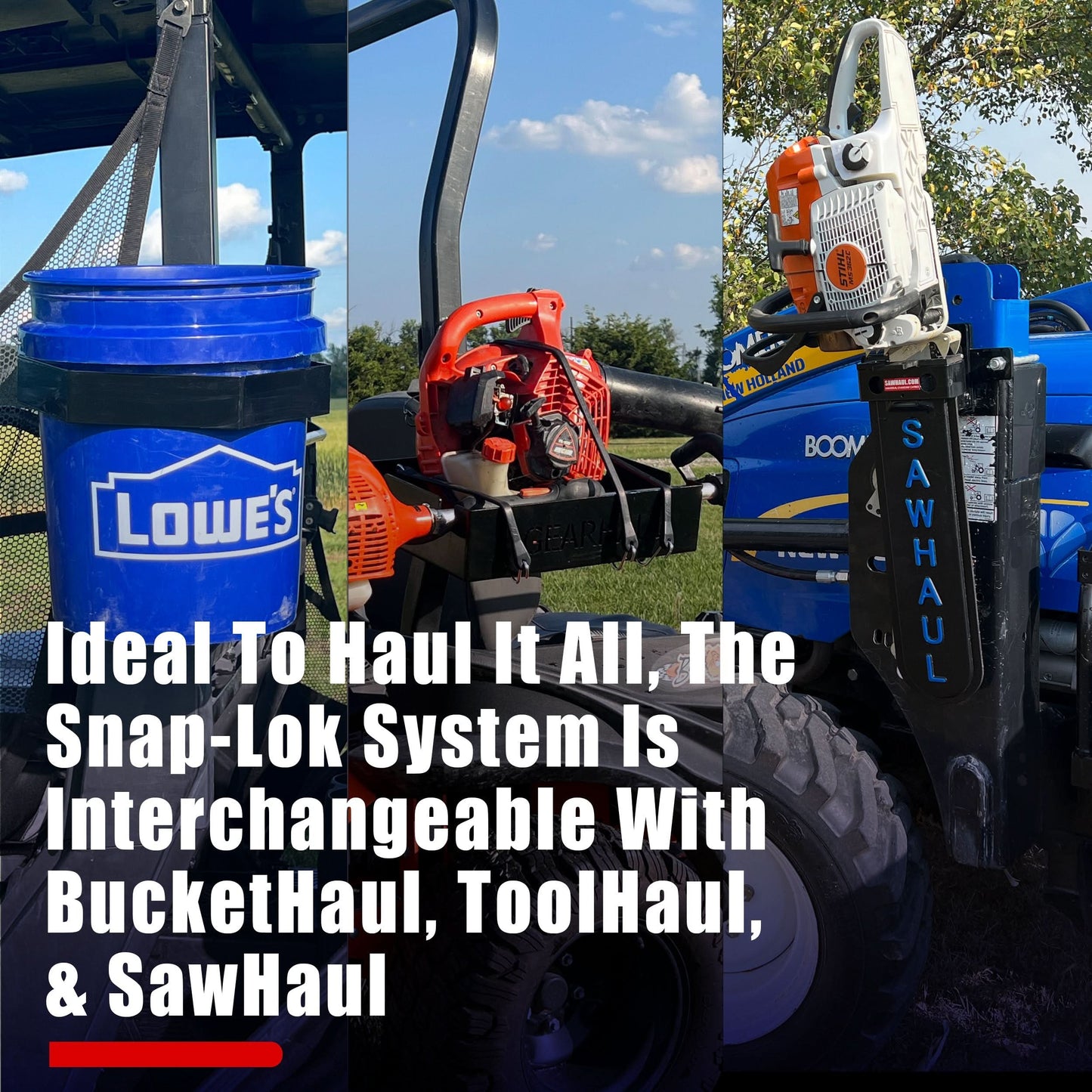 SawHaul Snap-Lok Rotating Mount for Polaris® and CanAm®