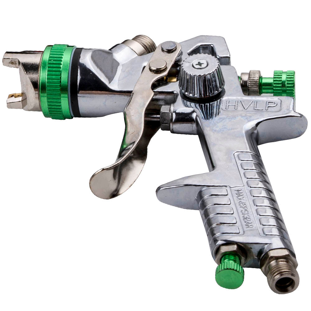 2.5mm Tip HVLP Paint Air Spray Gun Kit Gravity Feed Car Primer Gauge Protable
